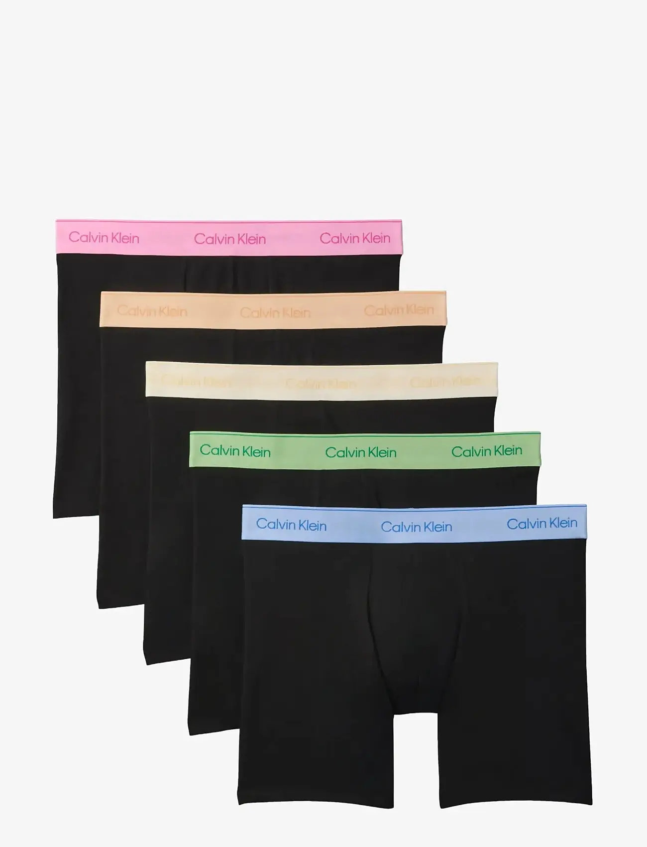 Calvin Klein - BOXER BRIEF 5PK - unterhosen im multipack - mardi gras green wb relay gold wb g - 0