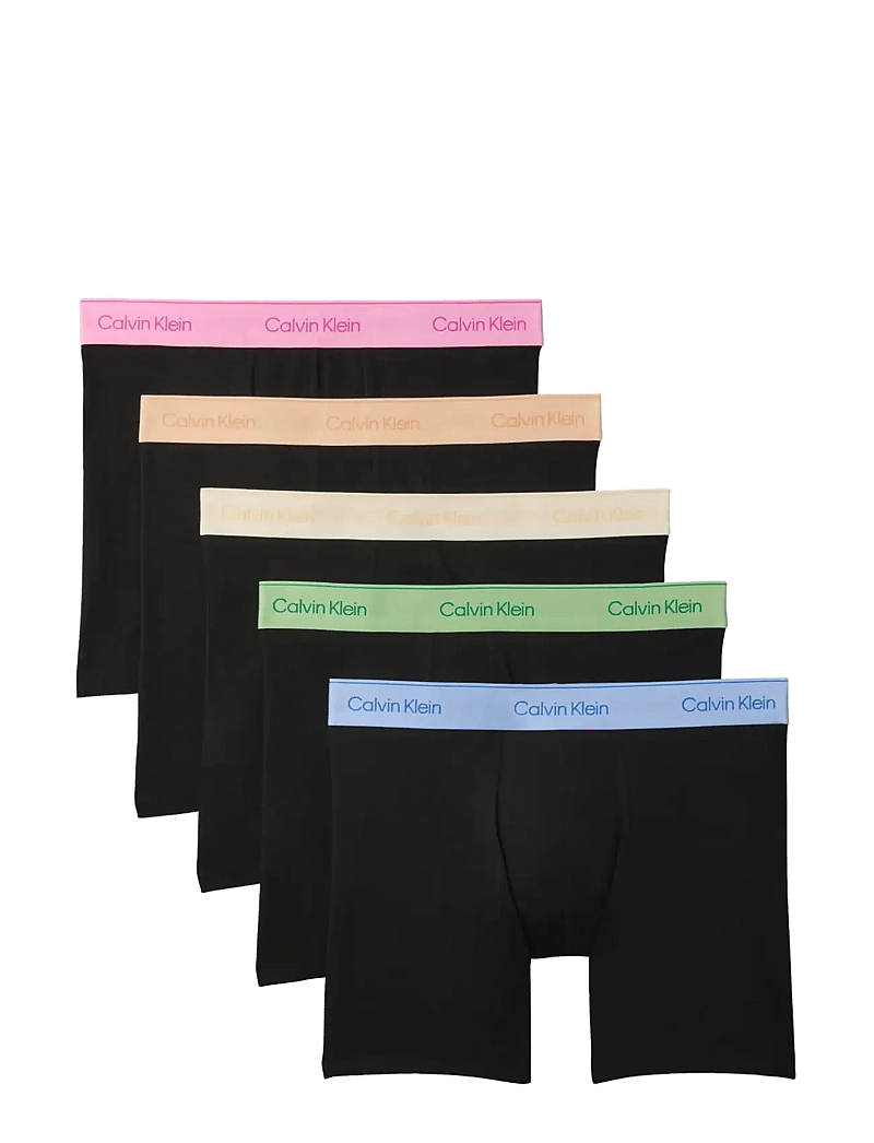 Calvin Klein - BOXER BRIEF 5PK - unterhosen im multipack - mardi gras green wb relay gold wb g - 0
