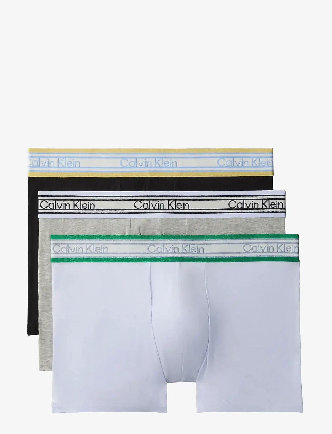 Calvin Klein - TRUNK 3PK - multipack underbukser - black heavenly iris grey heather - 1