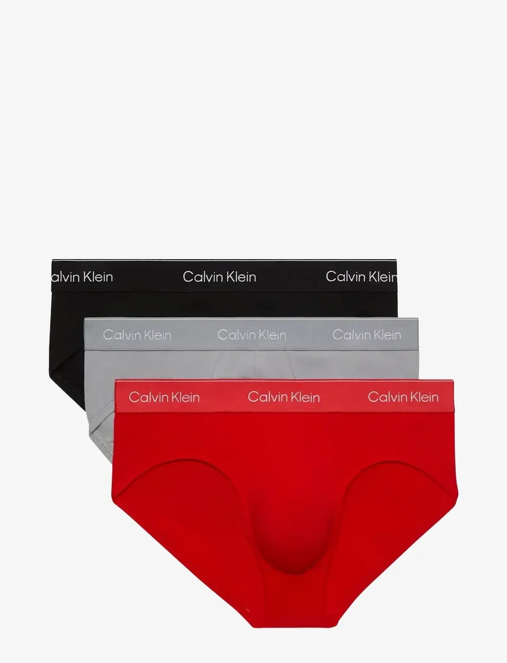 Calvin Klein - HIP BRIEF 3PK - aluspükste mitmikpakk - adrenaline rush w dtm wb black w - 0