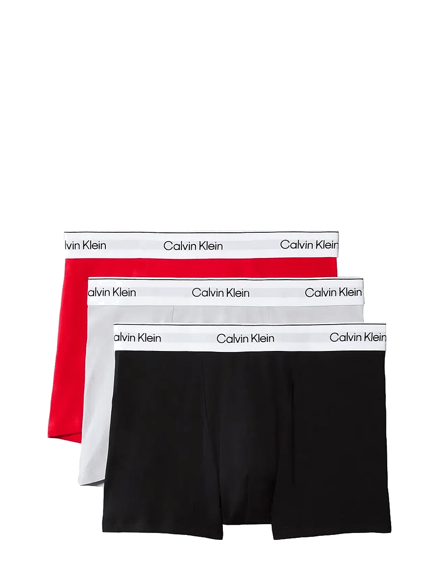Calvin Klein - RELAXED FIT TRUNK 3PK - unterhosen im multipack - black goji berry harbor mist - 1