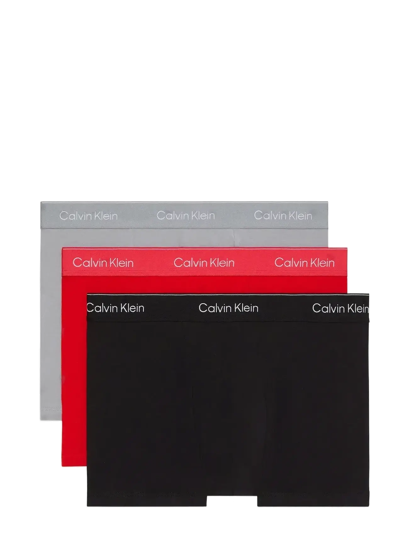 Calvin Klein RELAXED FIT TRUNK 3PK - Boxershorts - ADRENALINE RUSH W  DTM WB BLACK W / grey