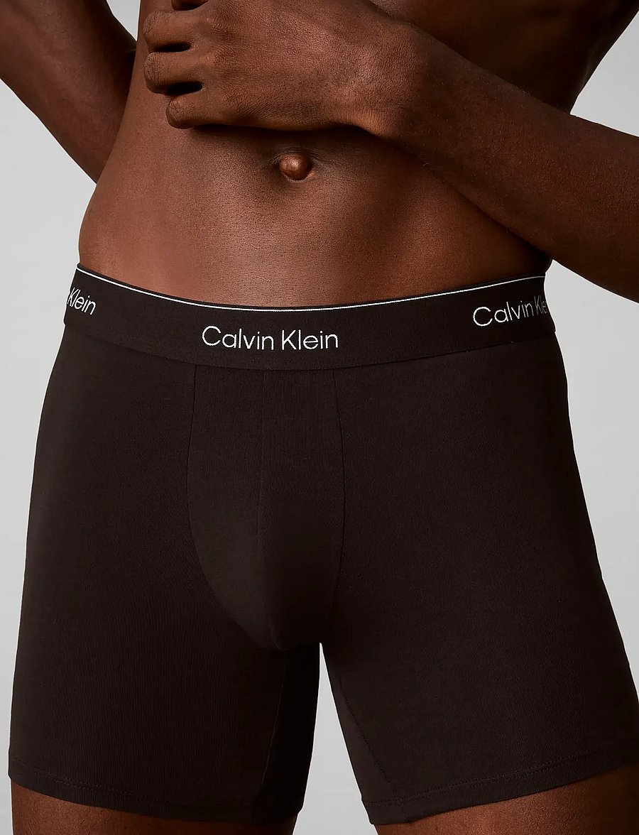Calvin Klein - BOXER BRIEF 3PK - unterhosen im multipack - black prep emblem goji berry grisai - 2