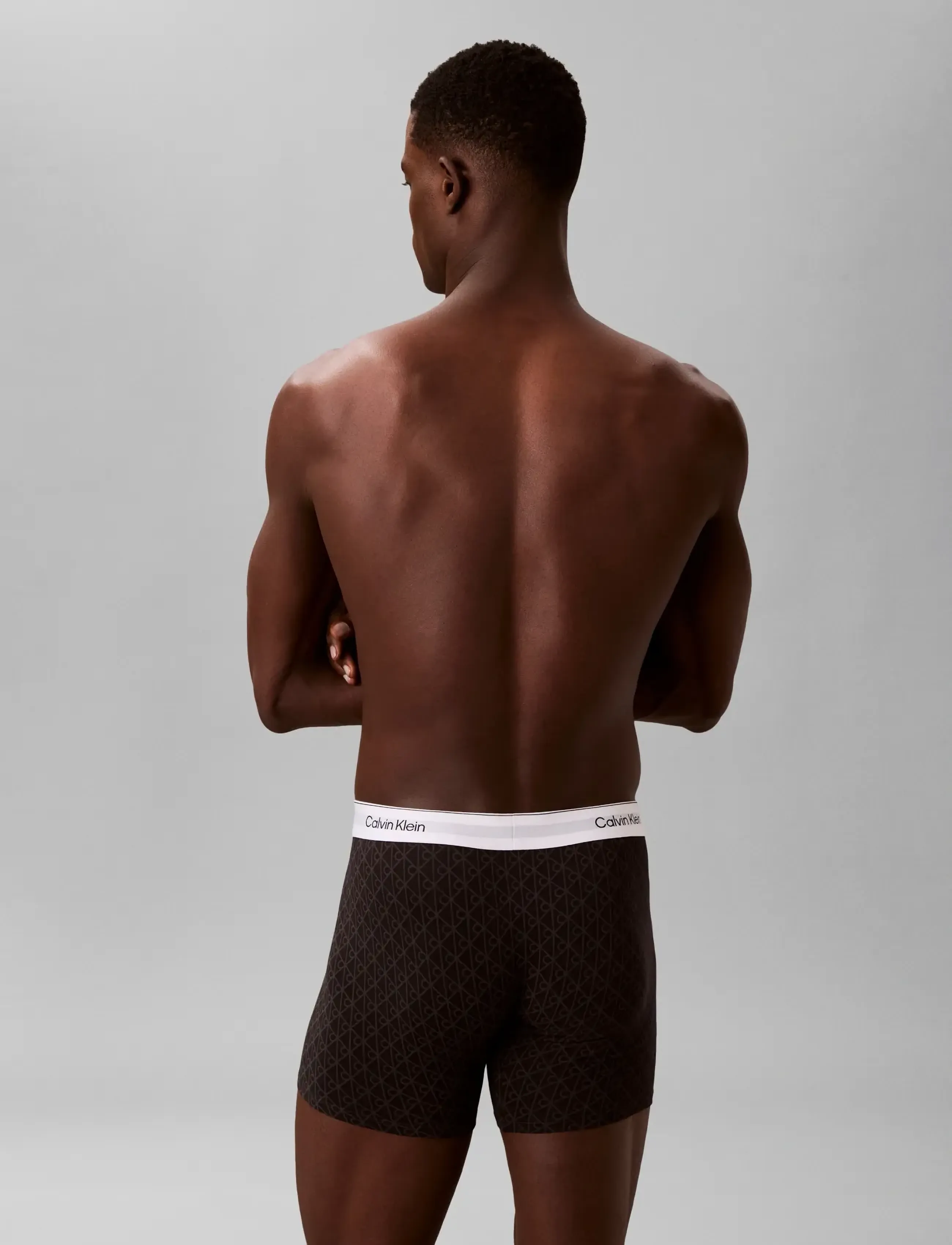 Calvin Klein - BOXER BRIEF 3PK - sleet seamless emblem_black ashford - 2