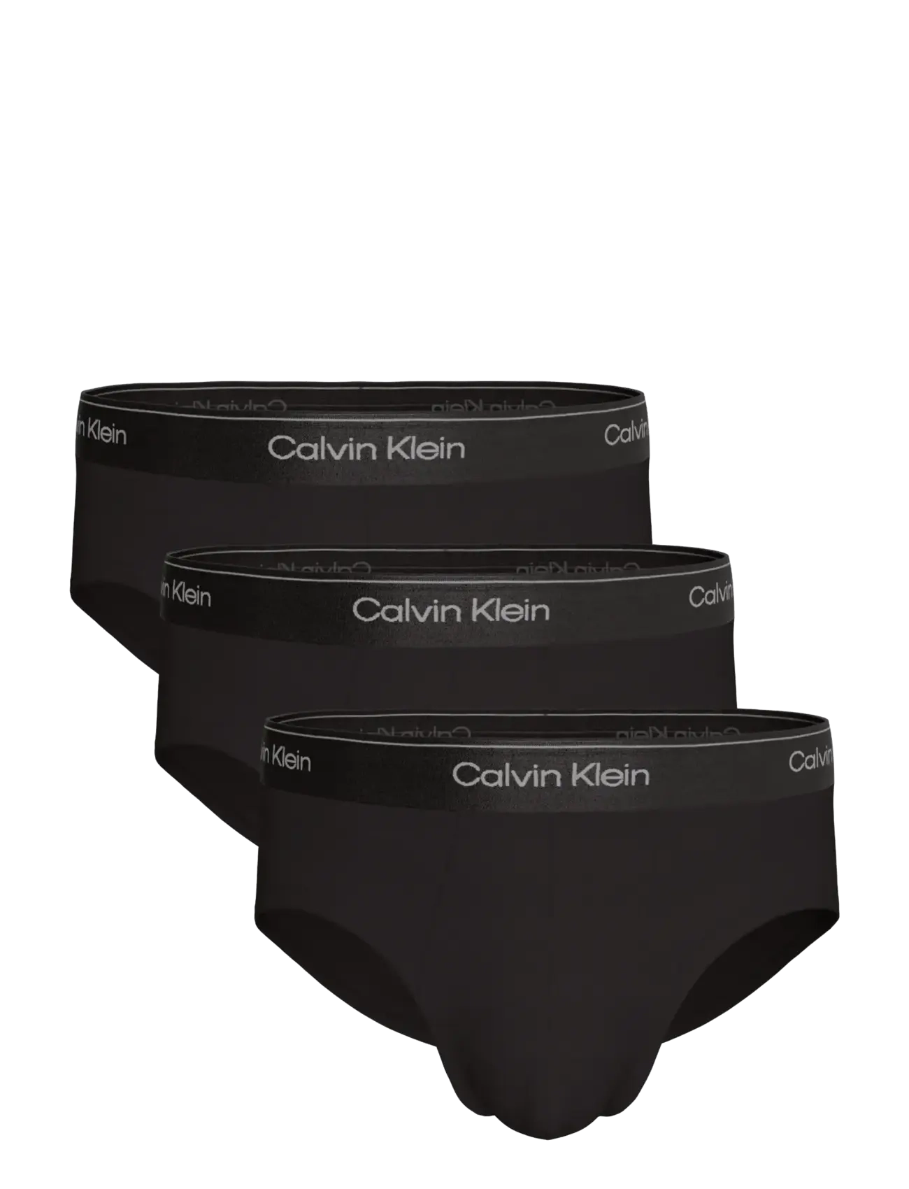 Calvin Klein HIP BRIEF 3PK - Underbukser - BLACK / black