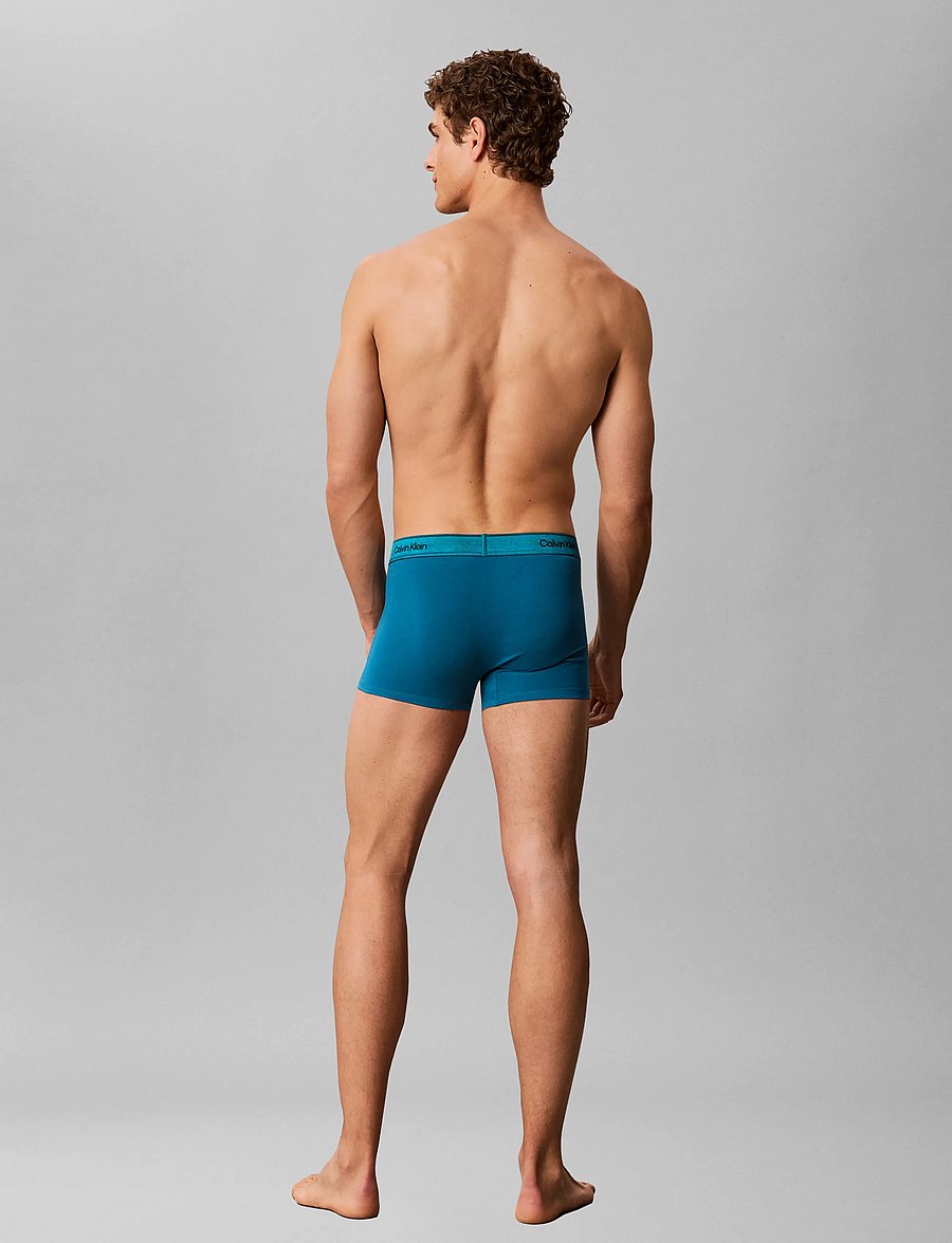 Calvin Klein - TRUNK 3PK - boxer briefs - black bright turquoise glacier mist - 0