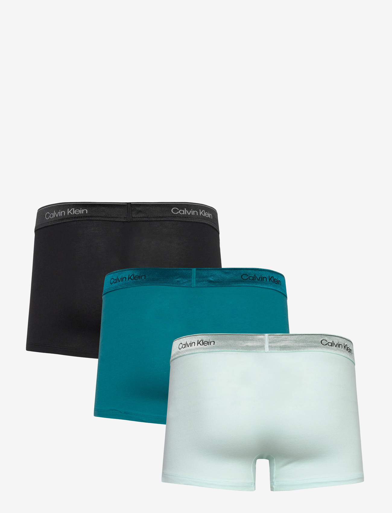 Calvin Klein - TRUNK 3PK - multipack underbukser - black bright turquoise glacier mist - 1