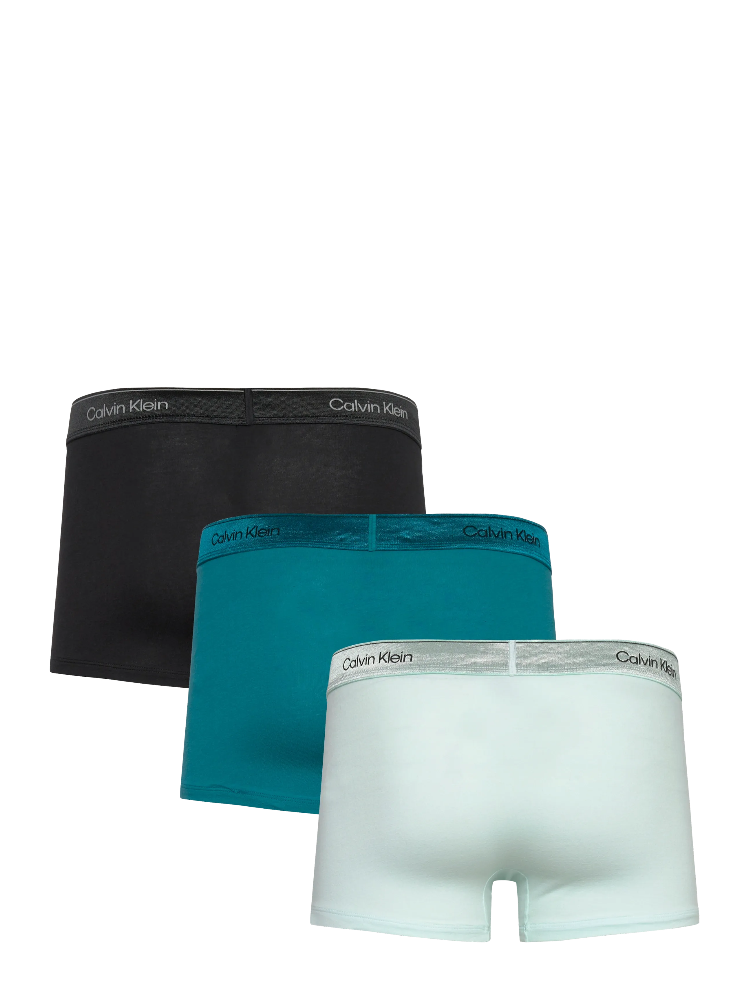 Calvin Klein - TRUNK 3PK - aluspükste mitmikpakk - black bright turquoise glacier mist - 1