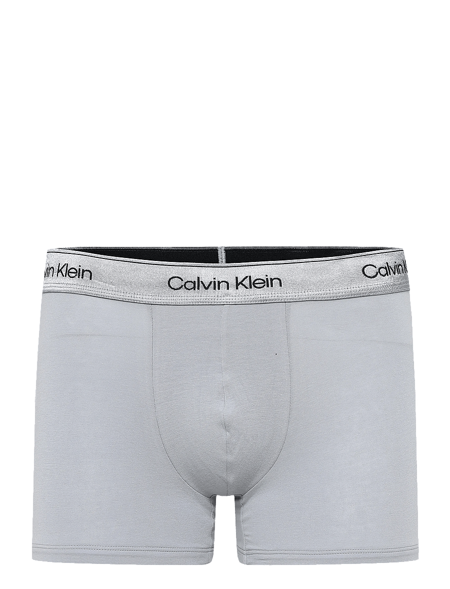 Calvin Klein - TRUNK 3PK - aluspükste mitmikpakk - shoreline lime cream misty grey - 2