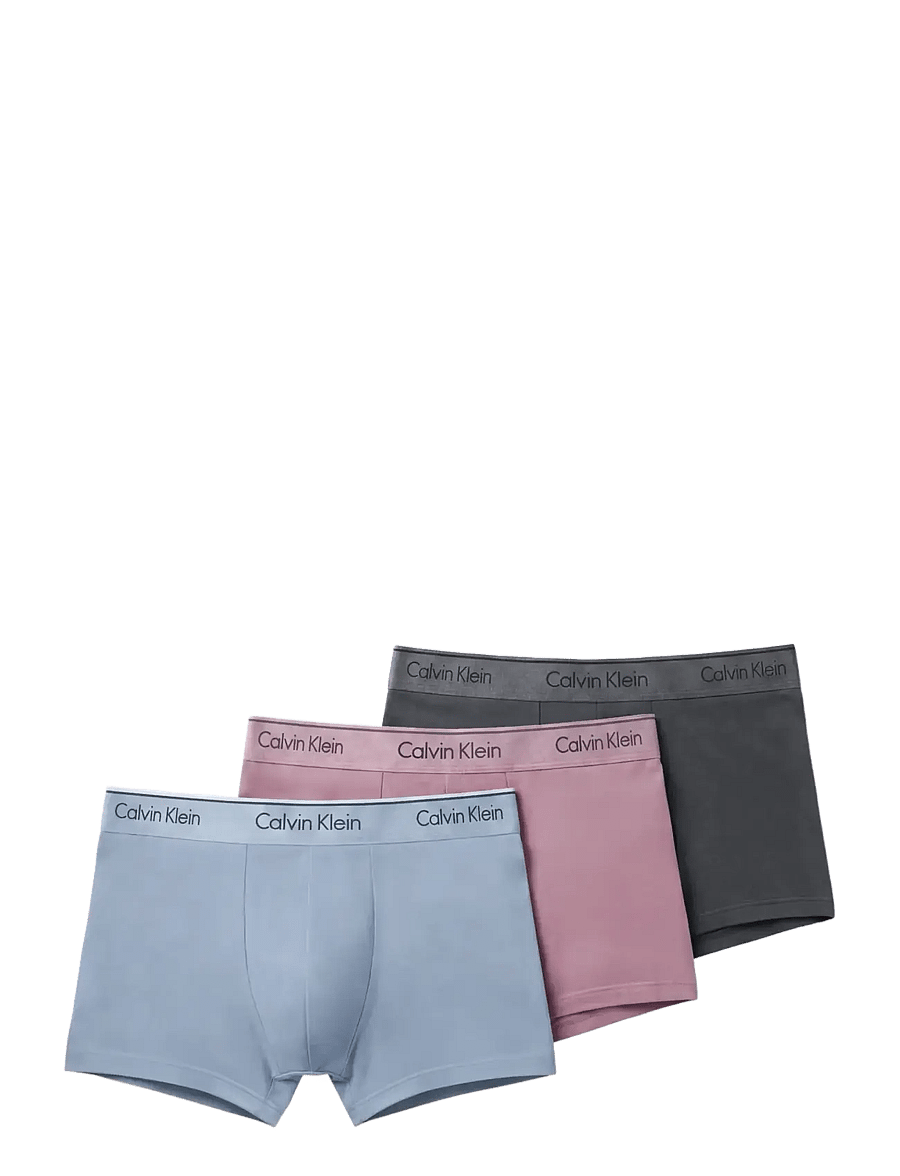 Calvin Klein - TRUNK 3PK - multipack underbukser - turbulence breezy blue soft mauve - 1