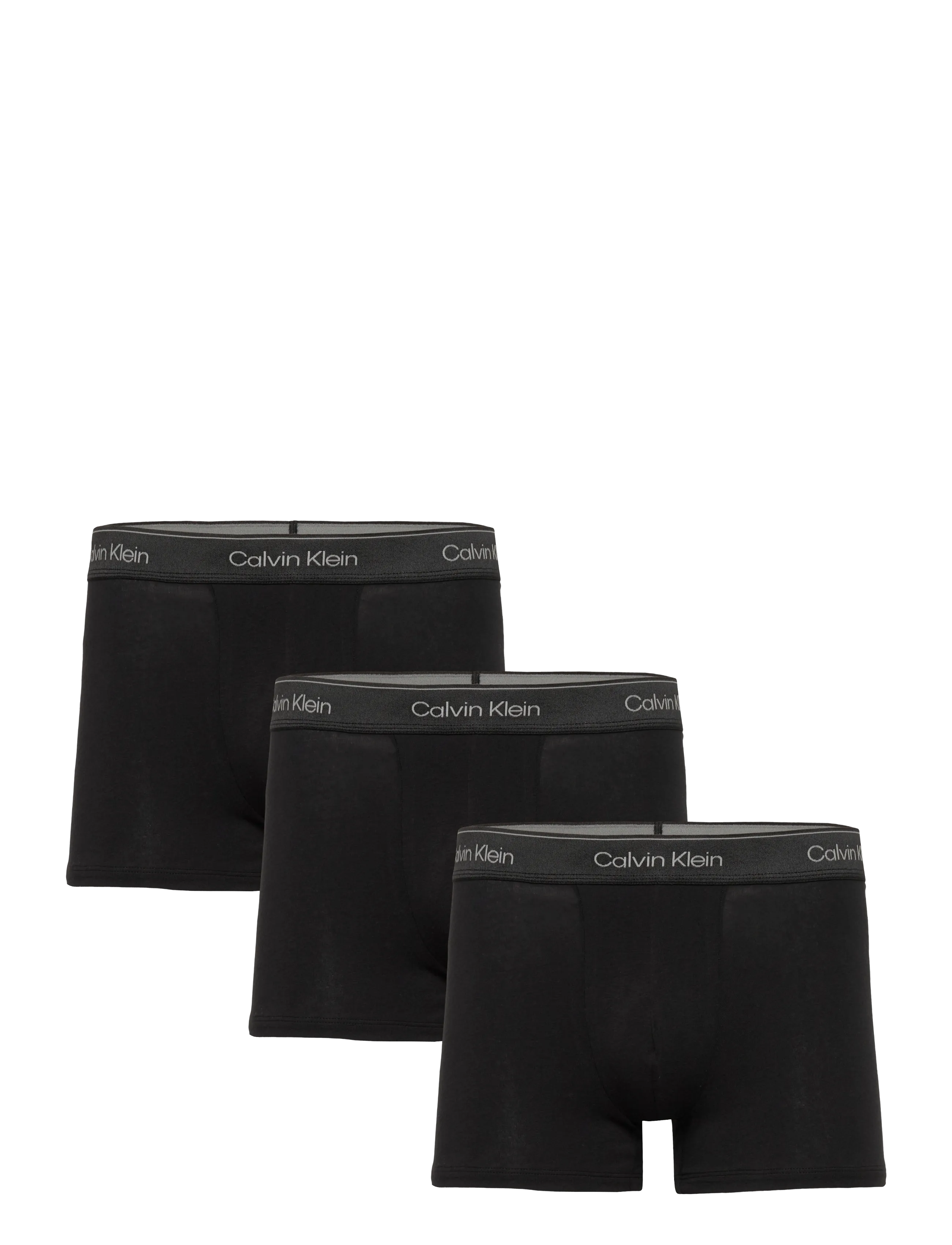 Calvin Klein TRUNK 3PK - Underkläder - BLACK / black