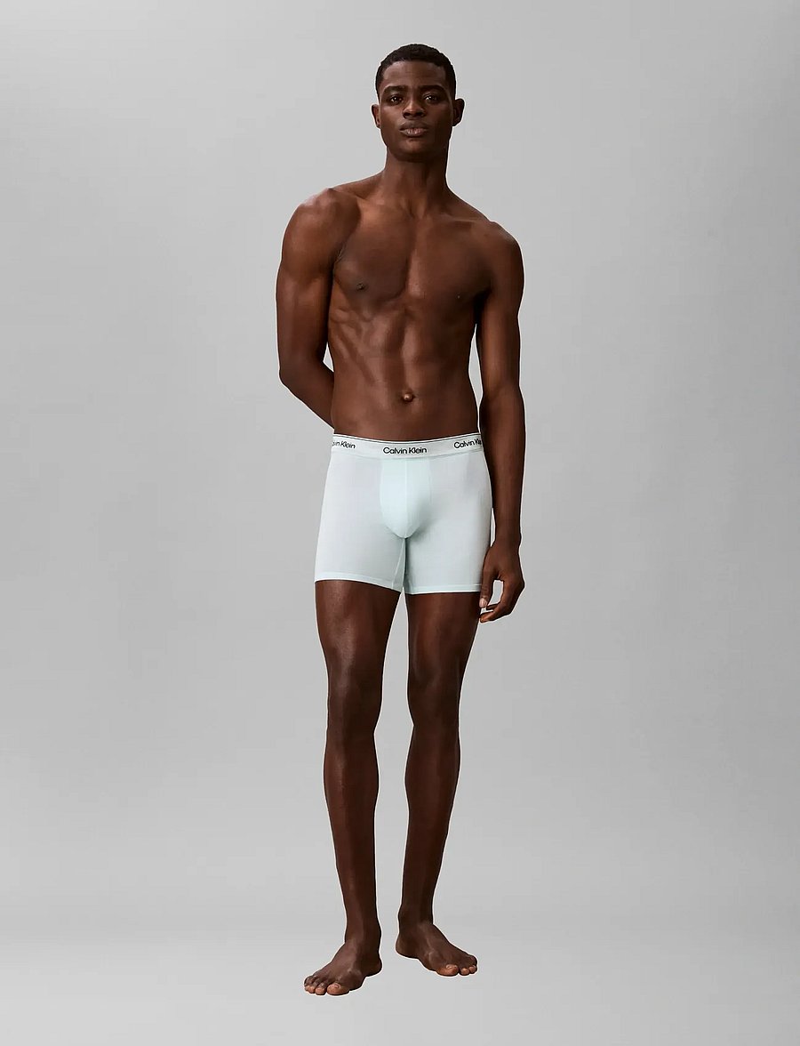 Calvin Klein - BOXER BRIEF 3PK - unterhosen im multipack - black bright turquoise glacier mist - 2