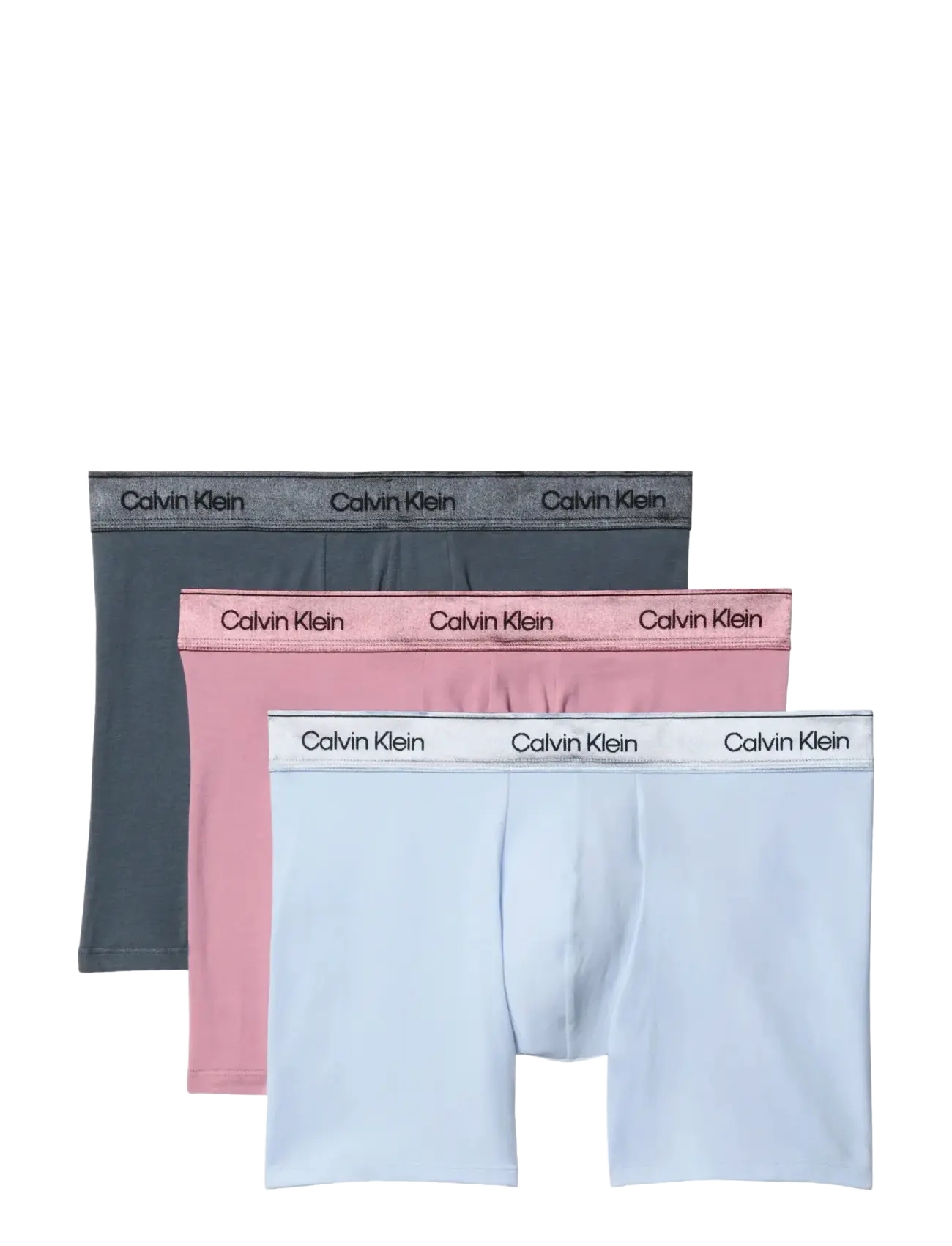 Calvin Klein BOXER BRIEF 3PK - Calvin Klein Underwear - TURBULENCE BREEZY BLUE  SOFT MAUVE / multi