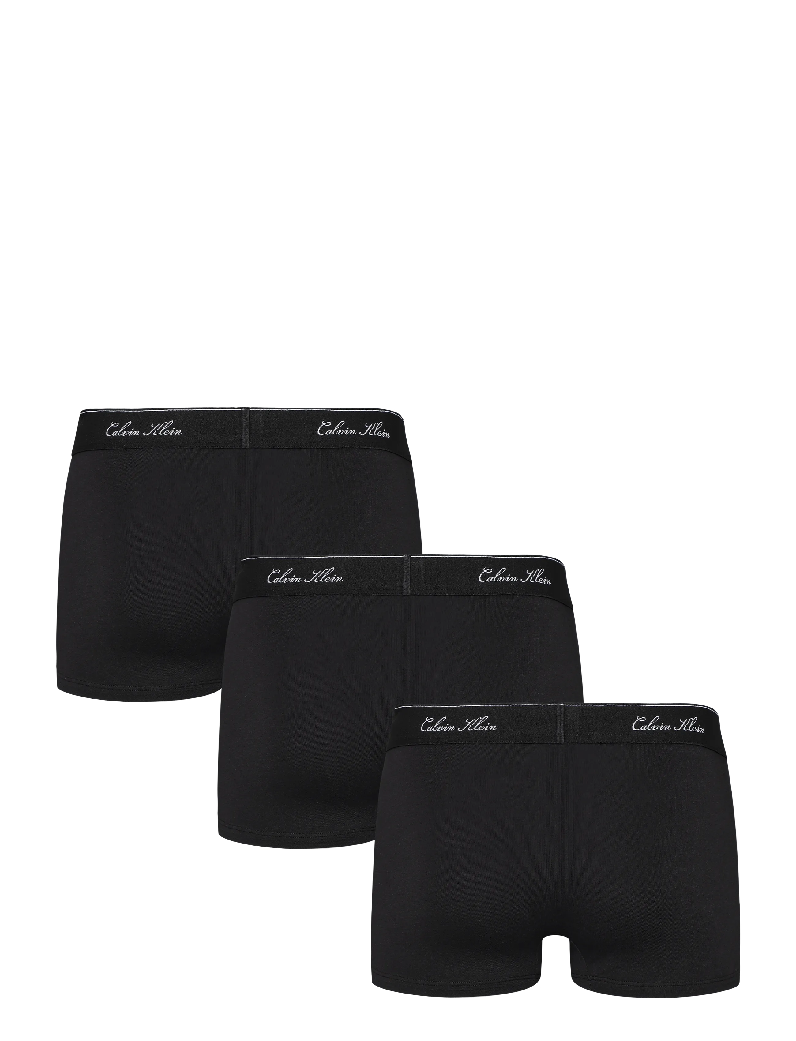 Calvin Klein - LOW RISE TRUNK 3PK - multipack underbukser - black w  dtm wb - 2