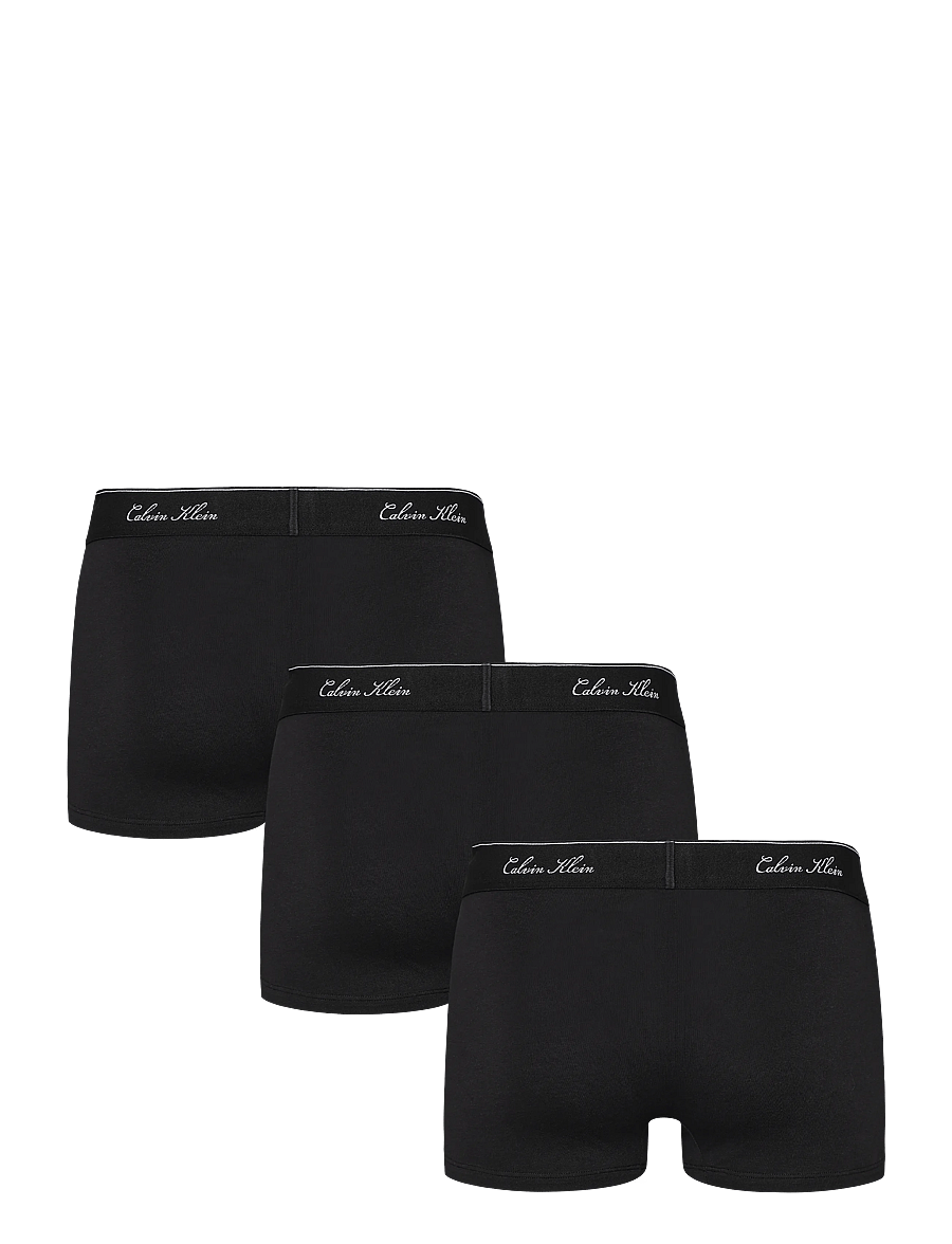 Calvin Klein - LOW RISE TRUNK 3PK - multipack underbukser - black w dtm wb - 2