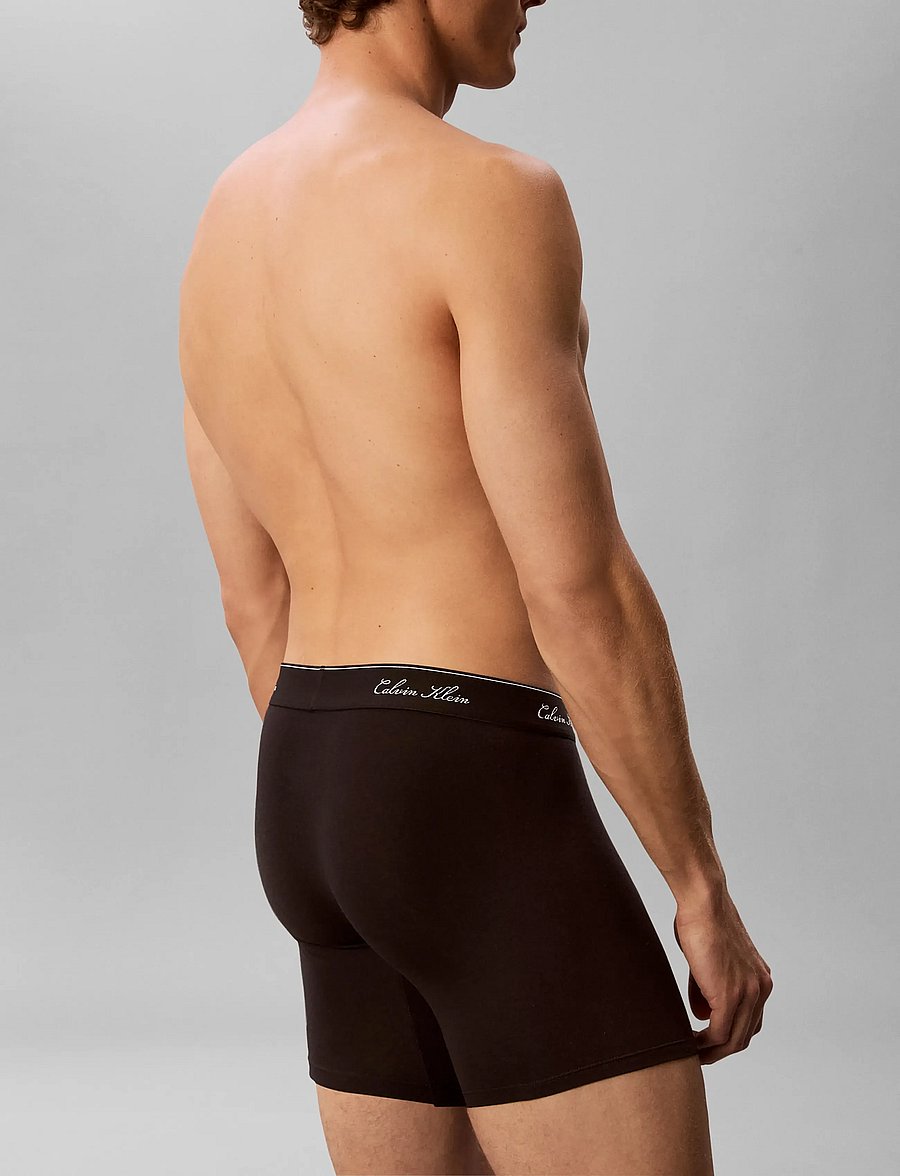 Calvin Klein - BOXER BRIEF 3PK - multipakk aluspüksid - black w dtm wb - 4