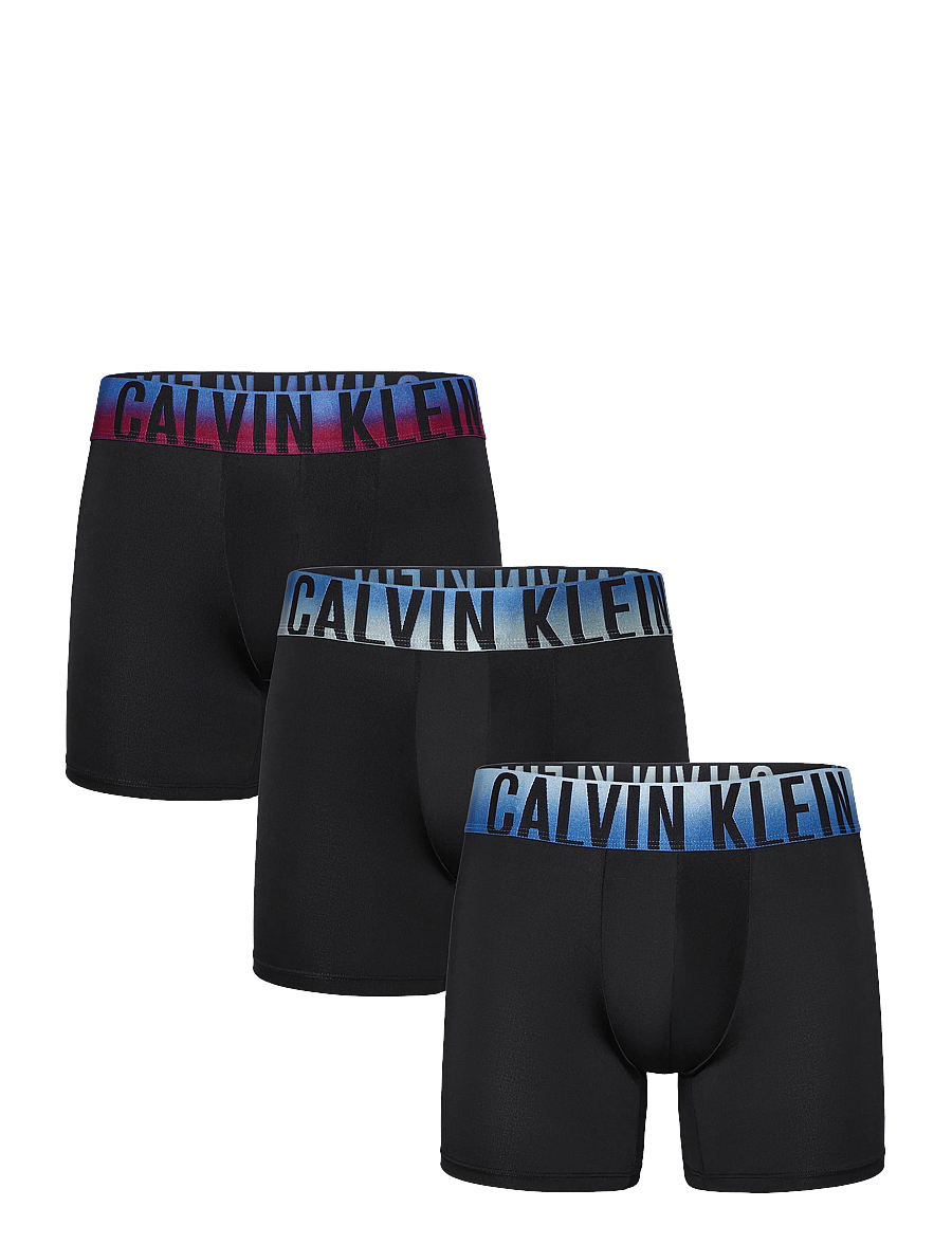 Calvin Klein - BOXER BRIEF 3PK - enge boxershorts - blck bodies w plein air psdn blue - 0