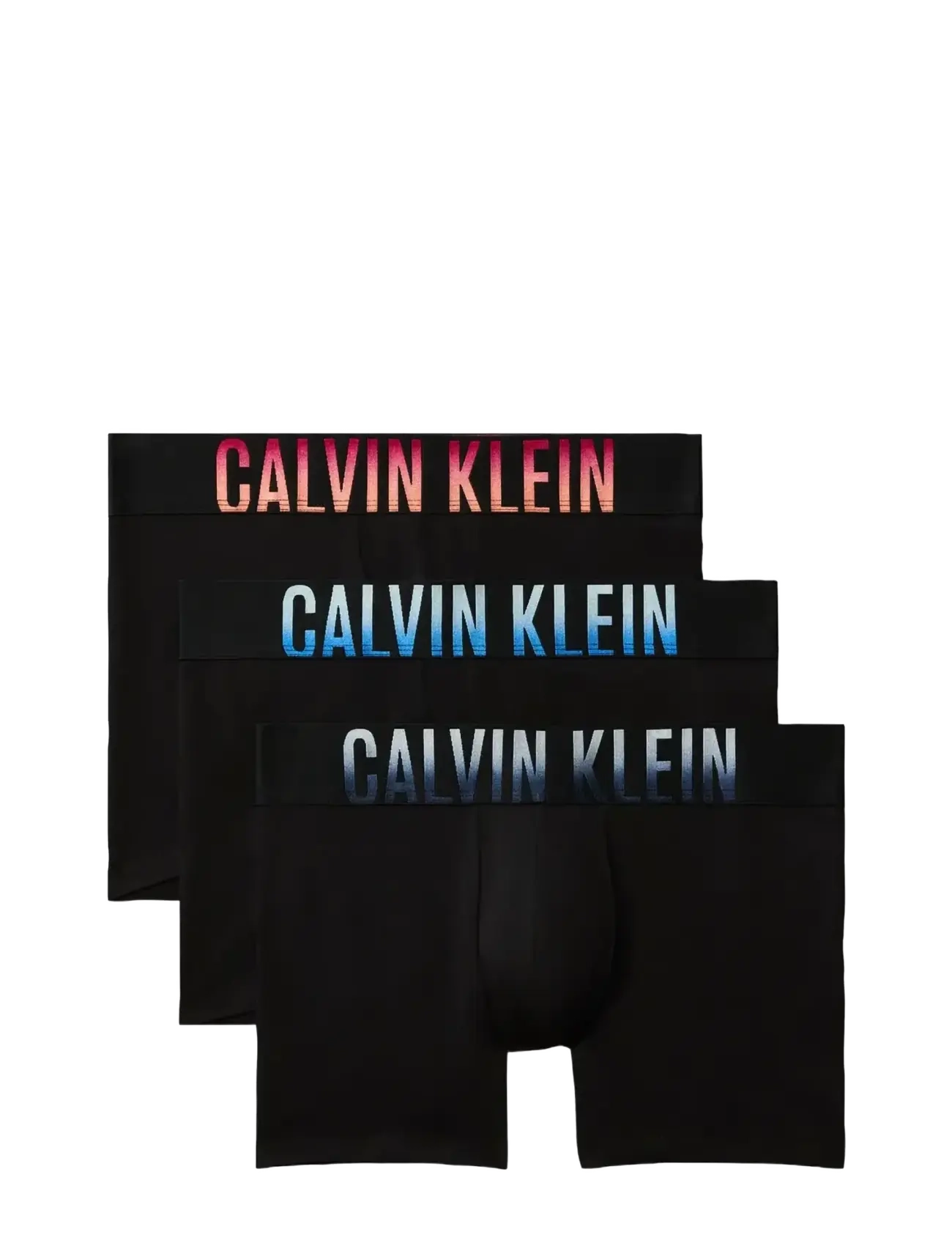 Calvin Klein BOXER BRIEF 3PK - Underbukser - BLCK BDIES W PLN AIR DRK SPHIRE WLD / black