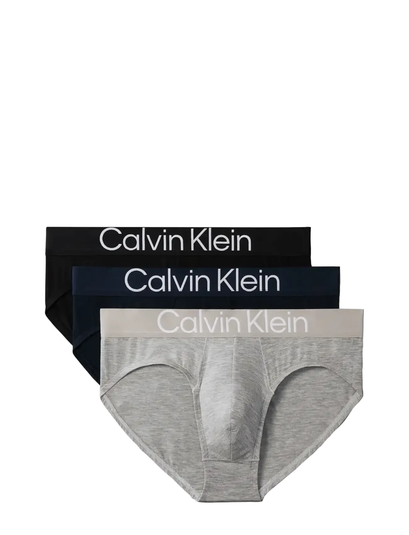 Calvin Klein - HIP BRIEF 3PK - black grey heather dark sapphire - 1
