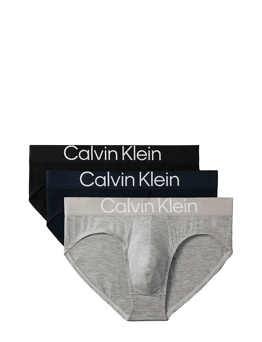 Calvin Klein - HIP BRIEF 3PK - black grey heather dark sapphire - 1
