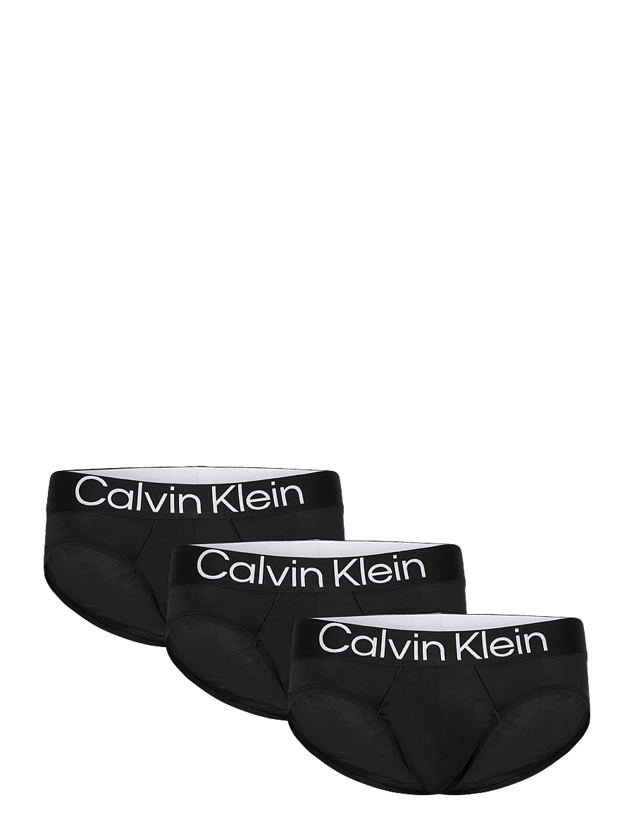 Calvin Klein - HIP BRIEF 3PK - briefs - black black black - 1