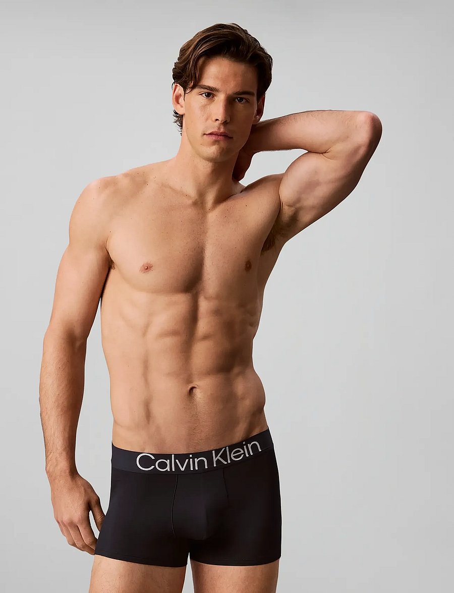Calvin Klein - TRUNK 3PK - bokserid - black grey heather dark sapphire - 0
