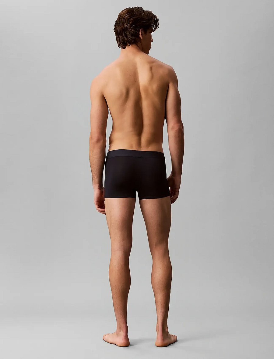 Calvin Klein - TRUNK 3PK - bokserid - black grey heather dark sapphire - 3