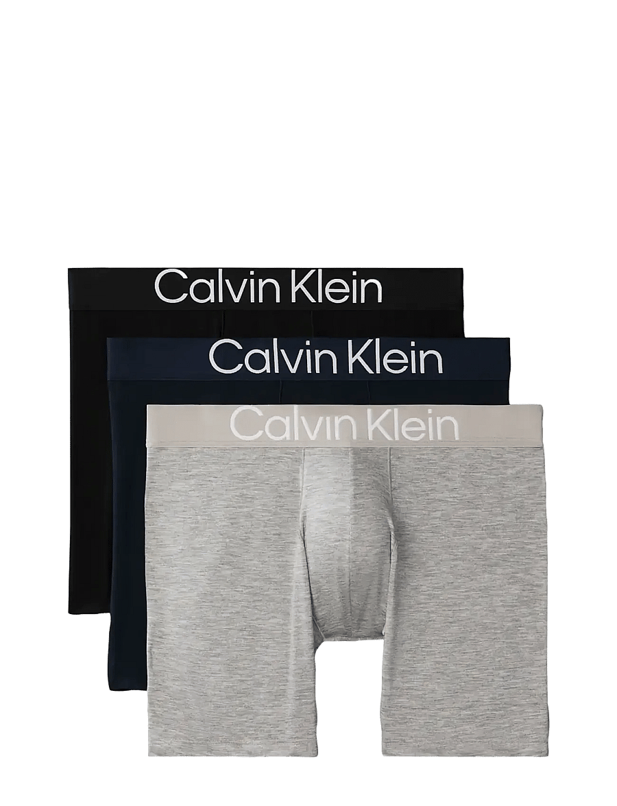 Calvin Klein - BOXER BRIEF 3PK - black grey heather dark sapphire - 1