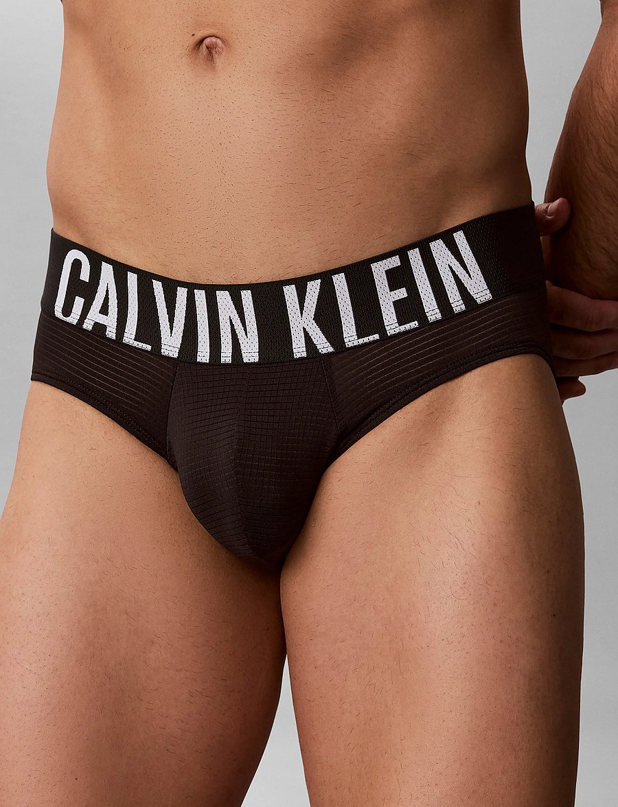 Calvin Klein - HIP BRIEF 3PK - unterhosen im multipack - black - 3