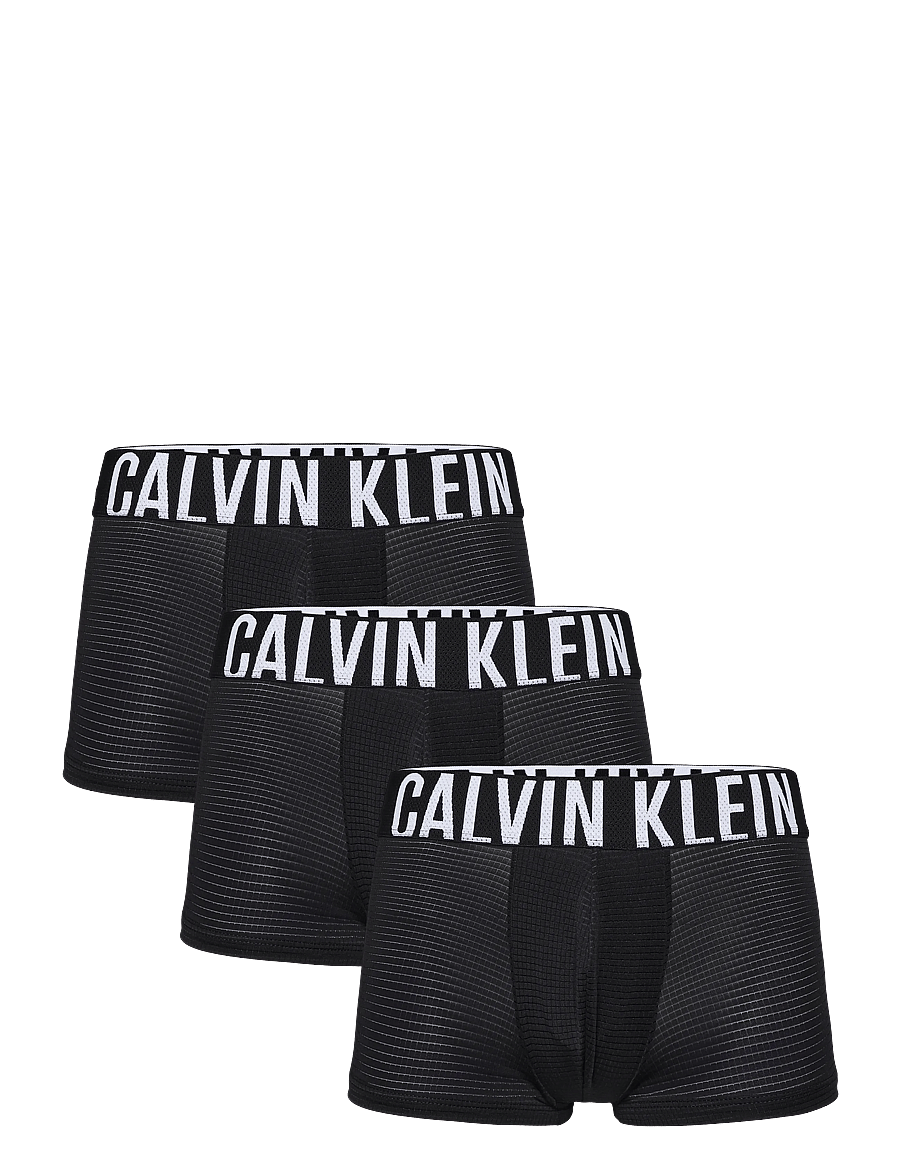 Calvin Klein - LOW RISE TRUNK 3PK - unterhosen im multipack - black black black - 1