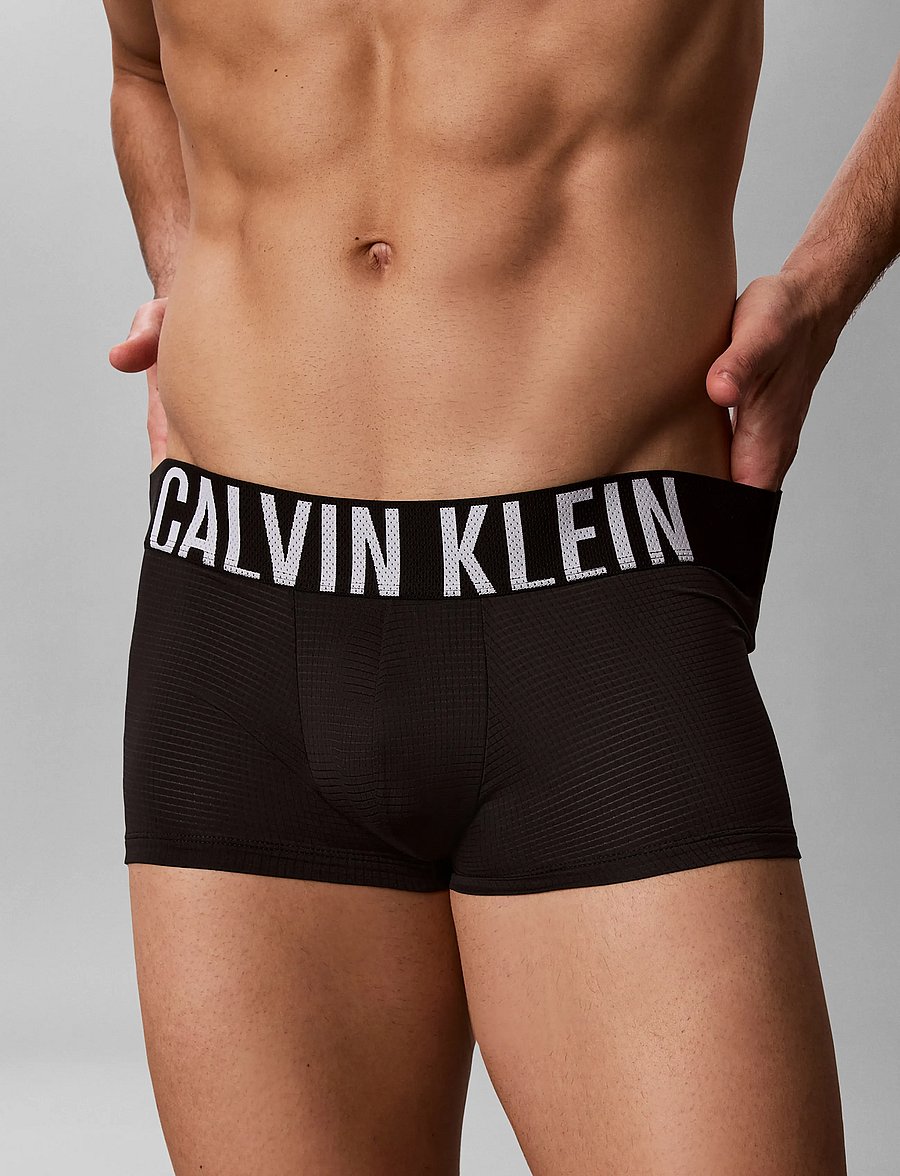 Calvin Klein - LOW RISE TRUNK 3PK - unterhosen im multipack - black black black - 3