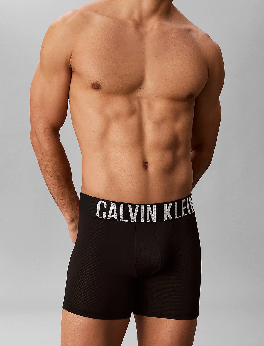 Calvin Klein - BOXER BRIEF 3PK - unterhosen im multipack - black black black - 3