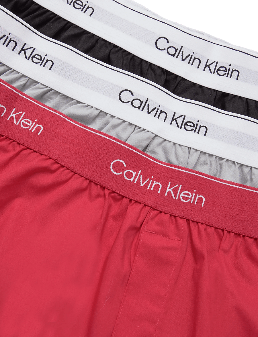 Calvin Klein - BOXER SLIM 3PK - boxer shorts - black goji berry harbor mist - 2