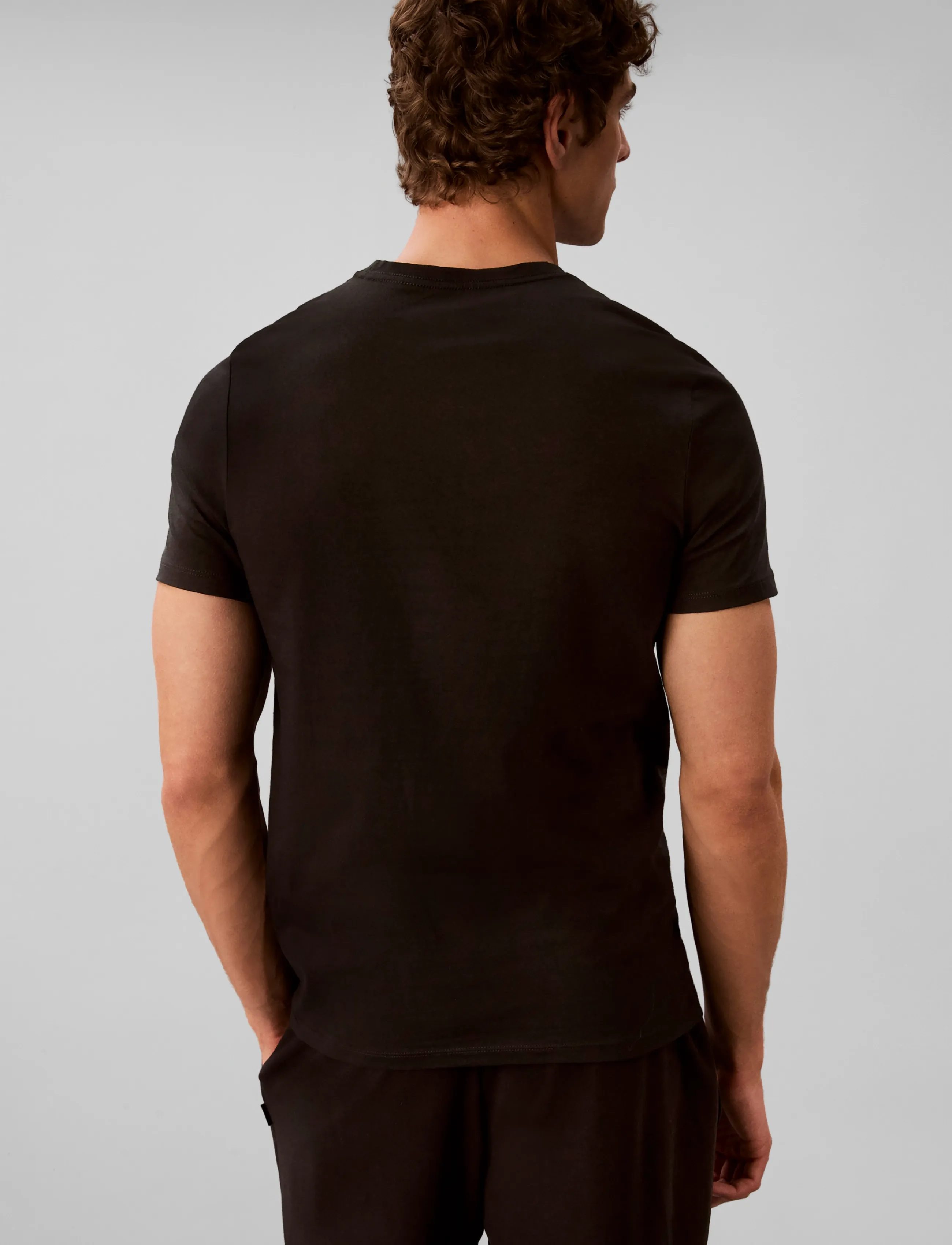 Calvin Klein - S/S CREW NECK 3PK - black   black   black - 2