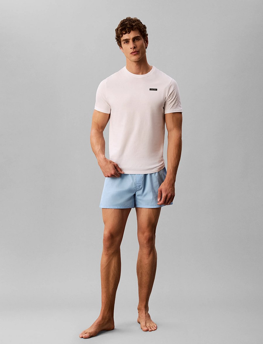 Calvin Klein - S/S CREW NECK 3PK - nattrøjer - white white white - 0