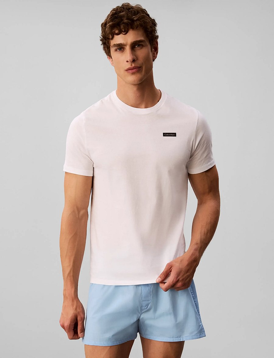 Calvin Klein - S/S CREW NECK 3PK - nattrøjer - white white white - 3