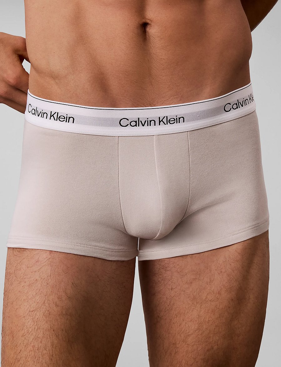 Calvin Klein - LOW RISE TRUNK 3PK - boxer briefs - turbulence chinois green silver - 3