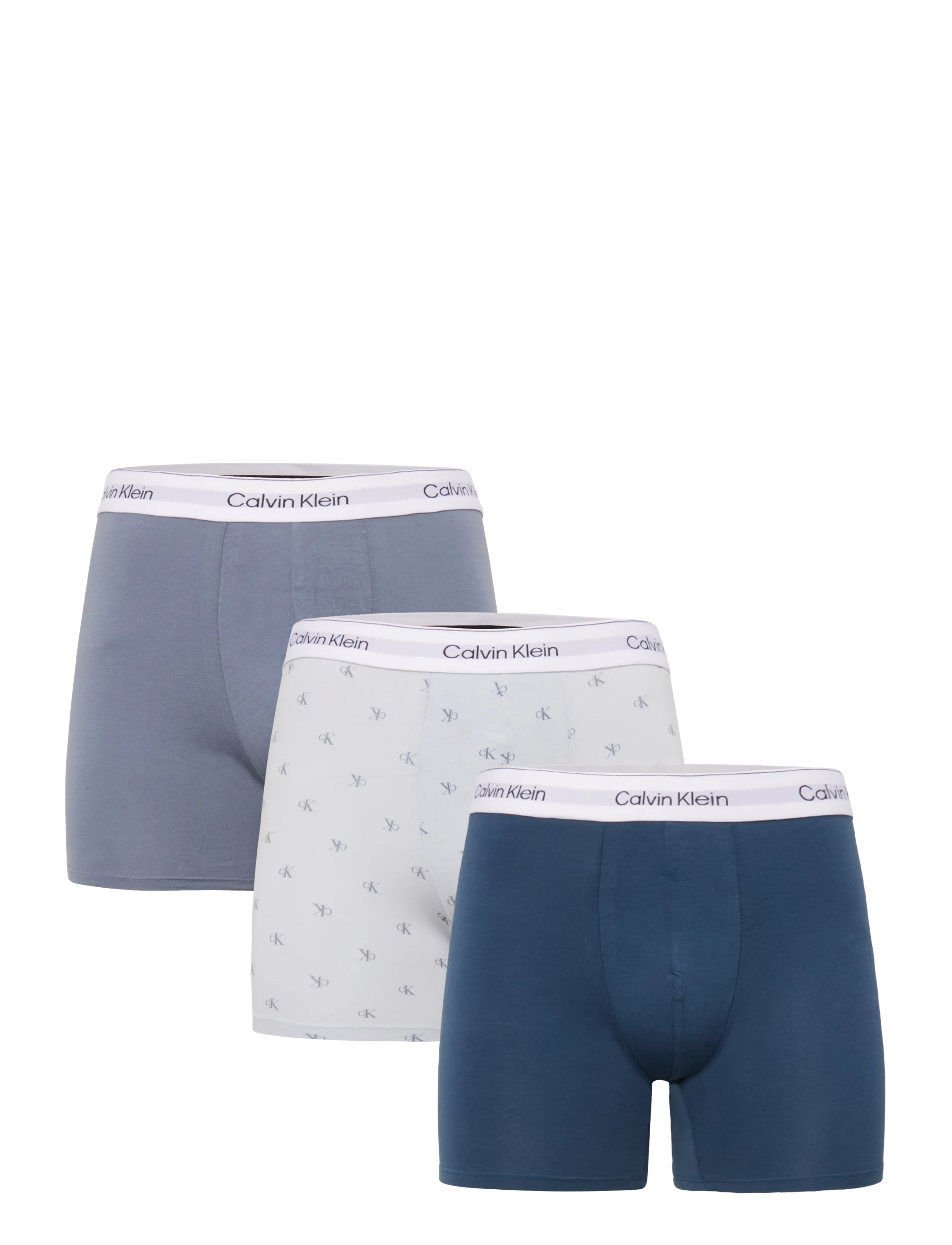 Calvin Klein - BOXER BRIEF 3PK - boxershorts - adriatic royal   diamond logo plein - 1