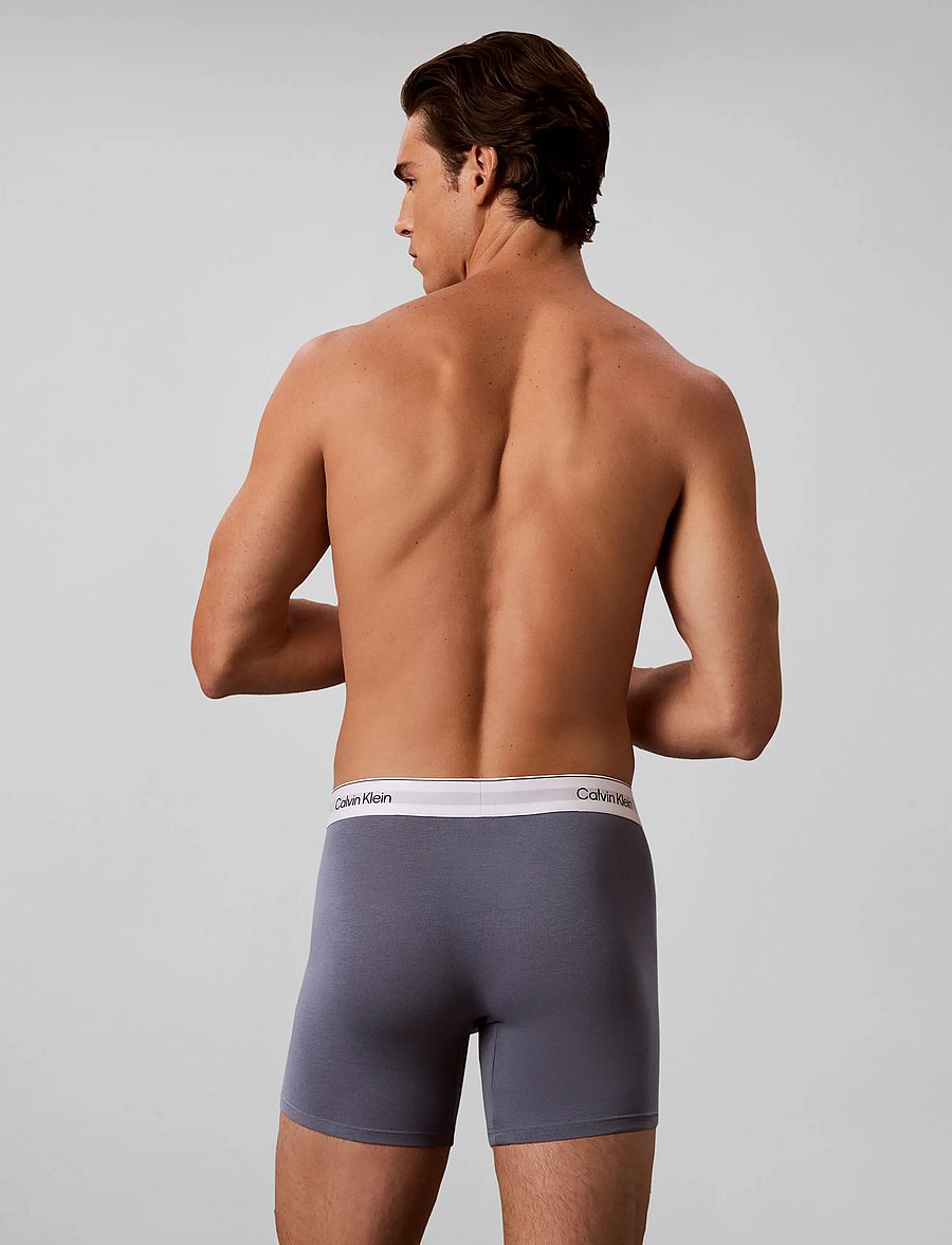 Calvin Klein - BOXER BRIEF 3PK - boxershorts - adriatic royal diamond logo plein - 4