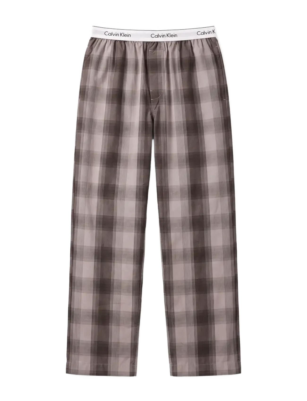 Calvin Klein SLEEP PANT - Pyjamasbyxor - 21767 SHADOWS PLAID TIGERS EYE / brown