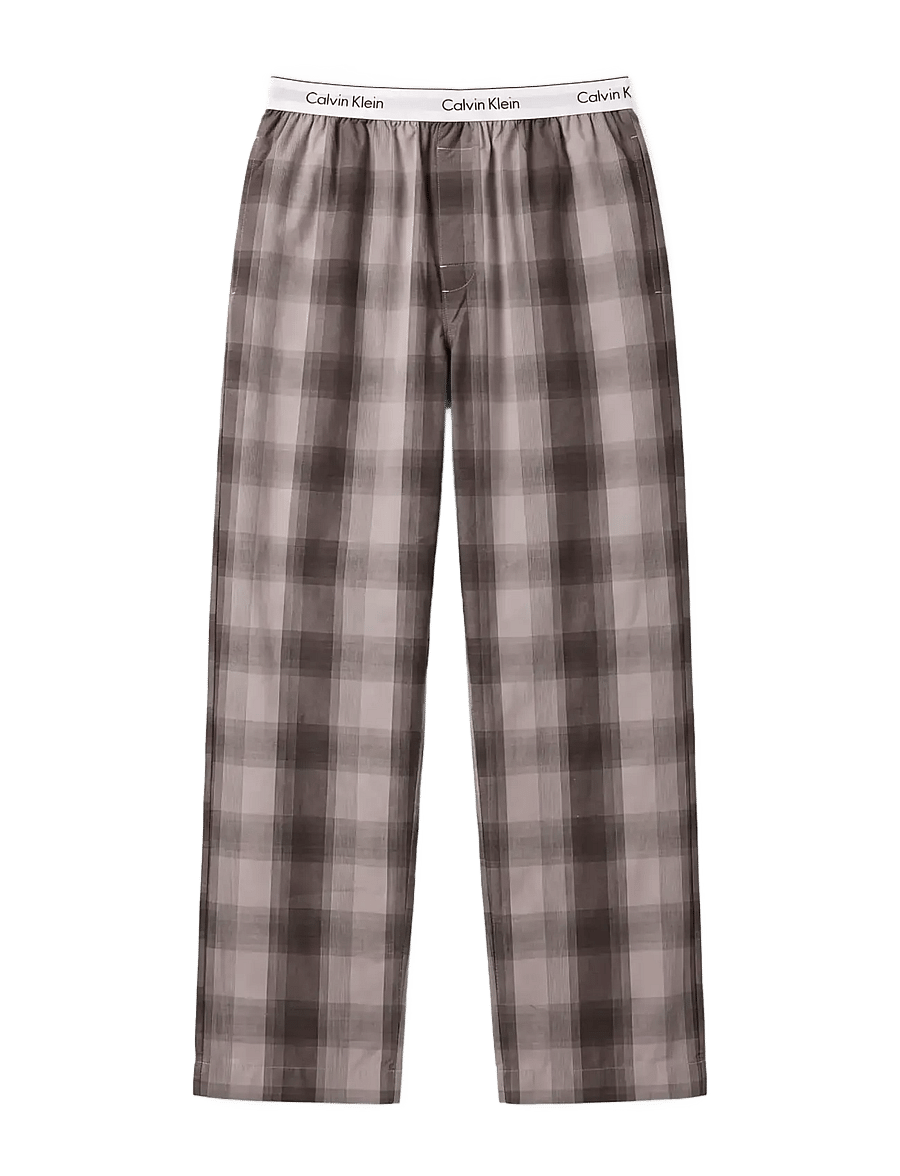 Calvin Klein - SLEEP PANT - pyjamasbyxor - 21767 shadows plaid tigers eye - 1