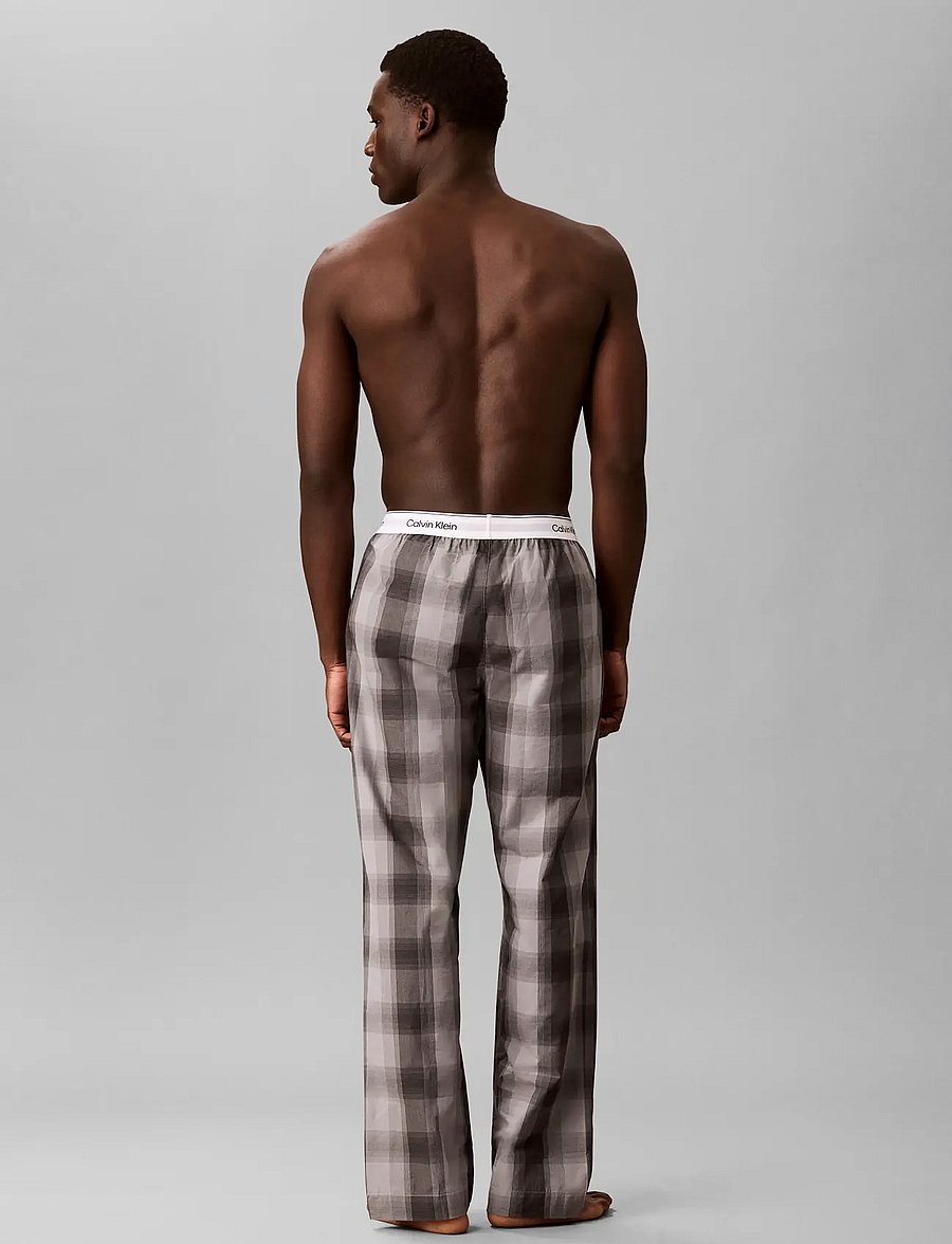 Calvin Klein - SLEEP PANT - pyjamasbyxor - 21767 shadows plaid tigers eye - 2