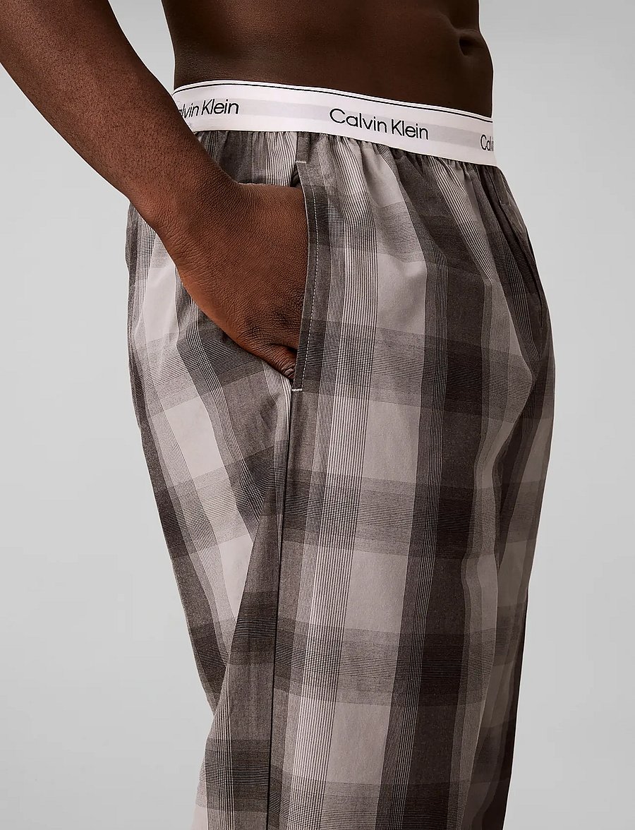 Calvin Klein - SLEEP PANT - pyjamasbyxor - 21767 shadows plaid tigers eye - 4
