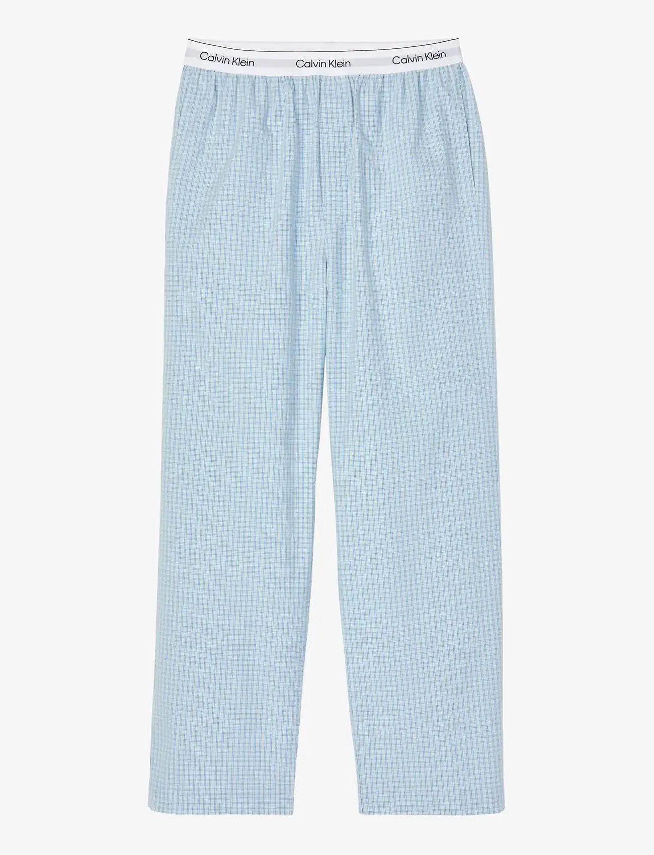 Calvin Klein - SLEEP PANT - pyjamasbyxor - summit plaid ballad blue - 1