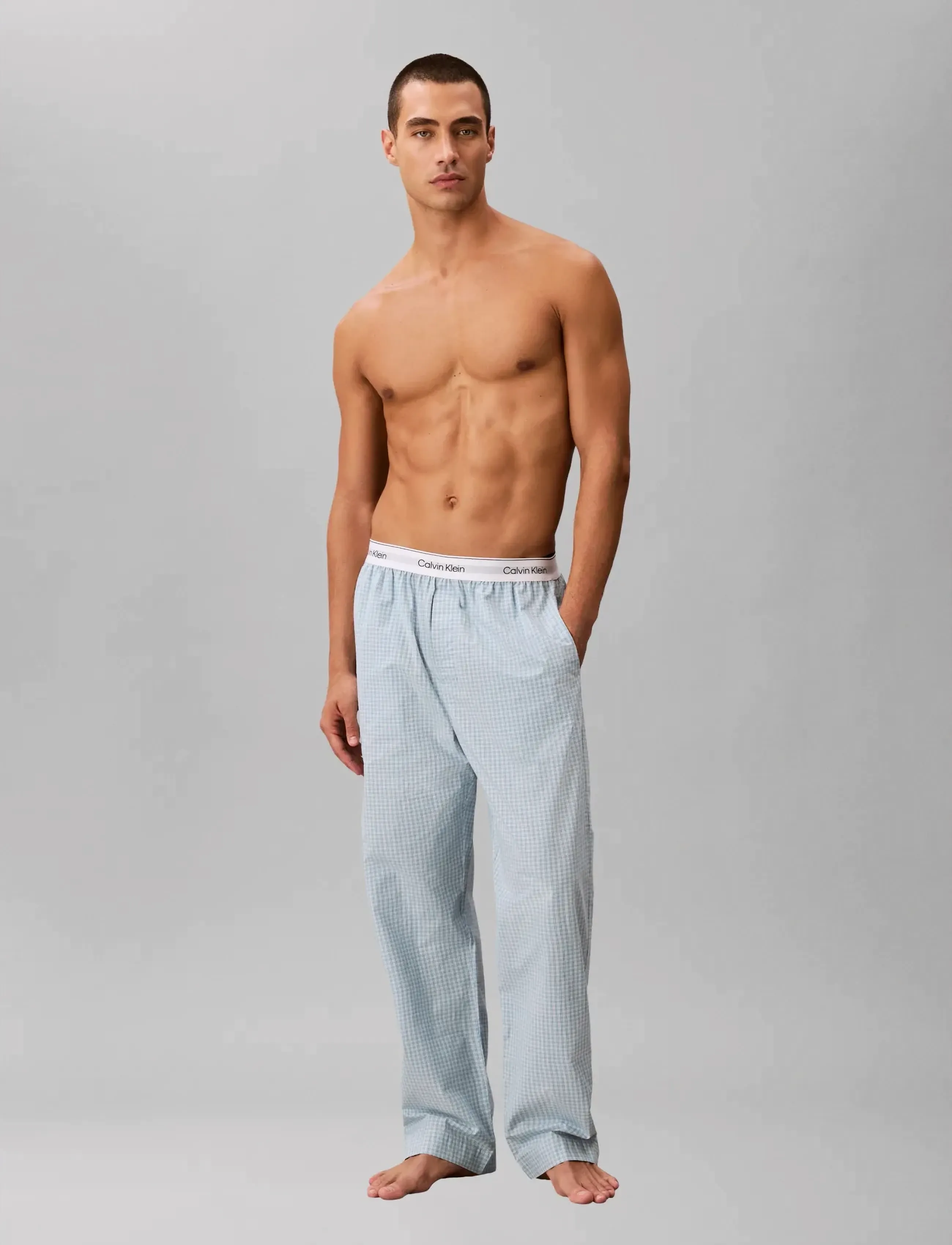 Calvin Klein Sleep Pant, M, Blue, Nat- Og Loungewear > Loungebukser, Herre