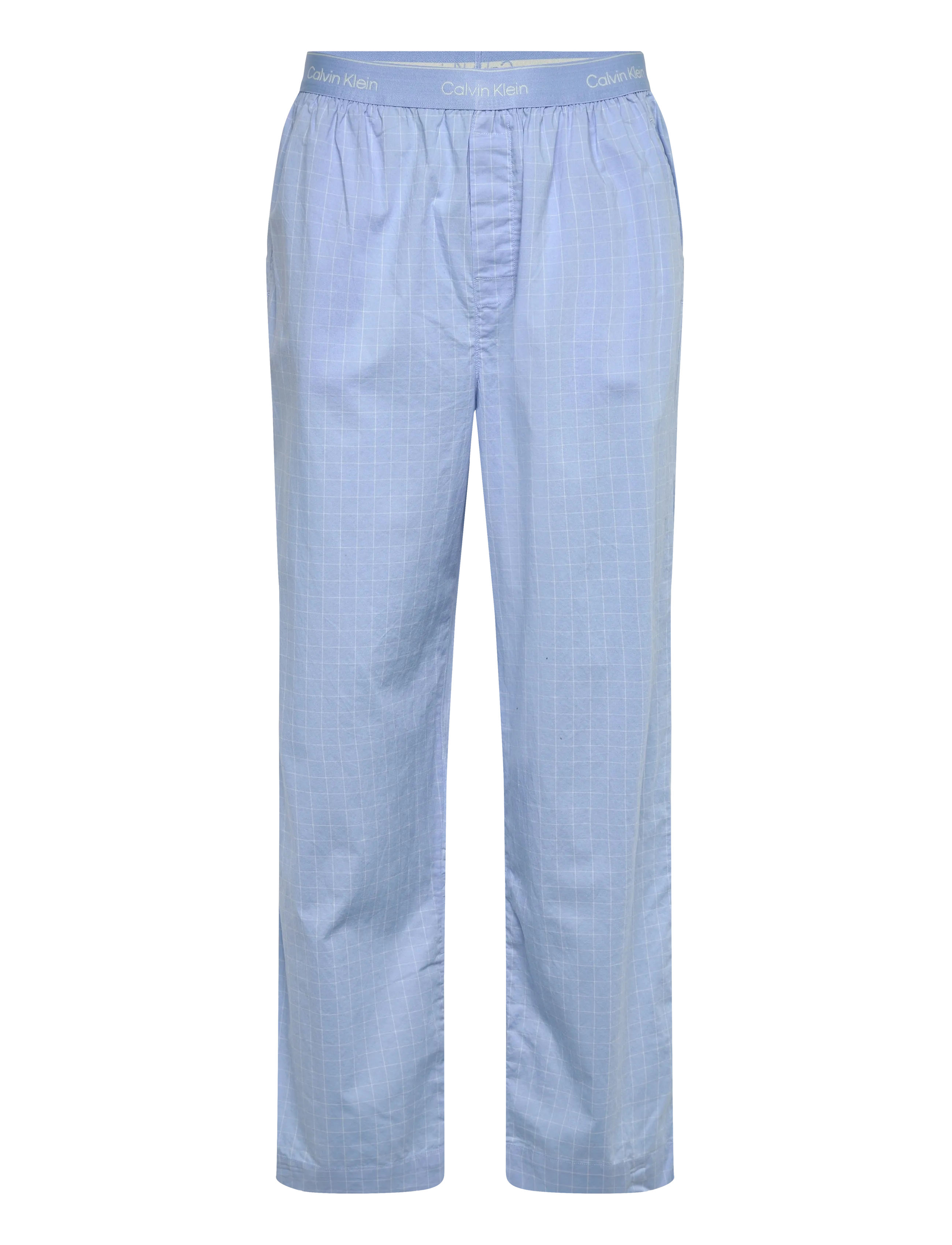 Calvin Klein SLEEP PANT - Pidžaamapüksid - 19473 PLOTTER PLAID+FROZEN FJORD / blue