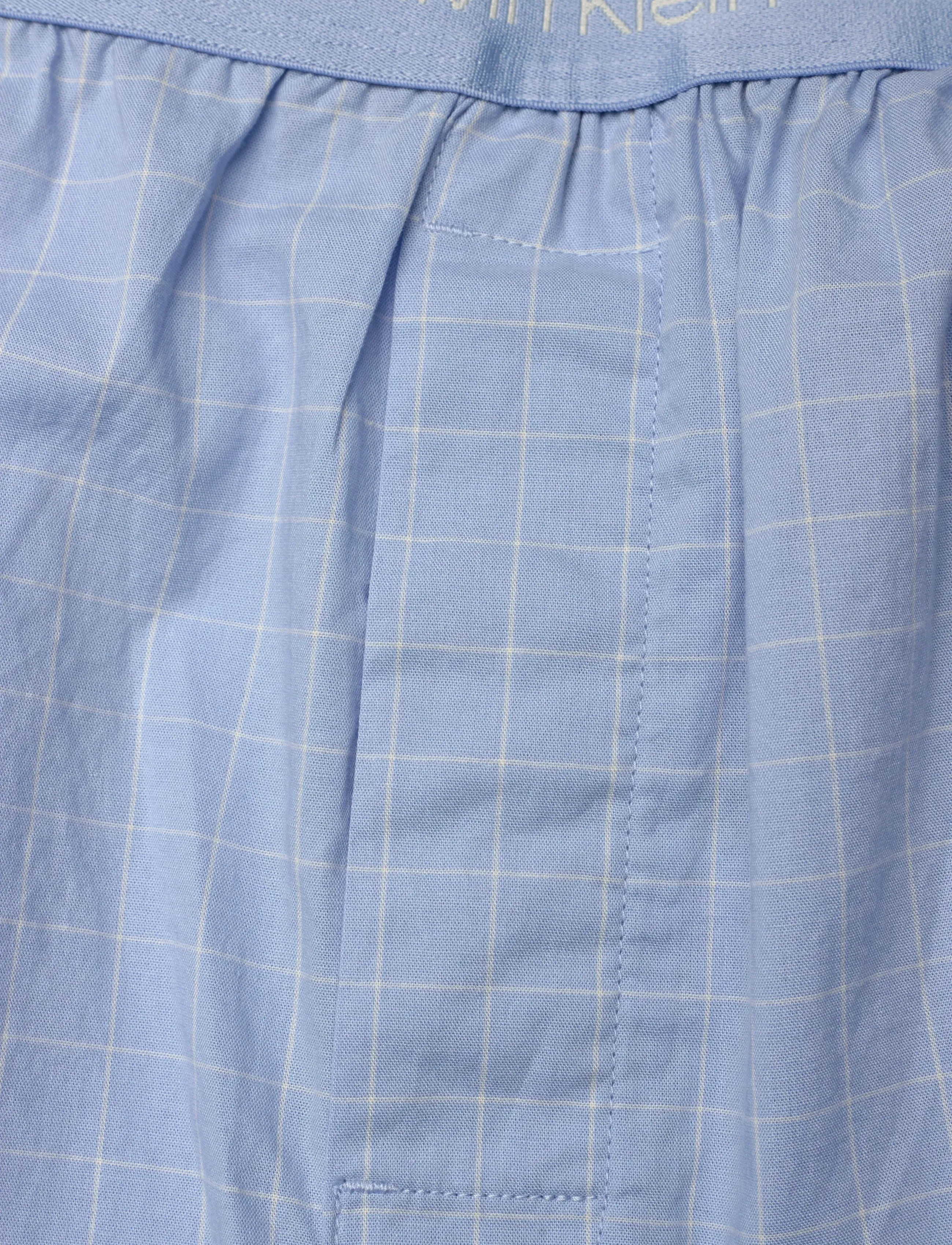 Calvin Klein - SLEEP PANT - pyjamasbyxor - 19473 plotter plaid+frozen fjord - 3