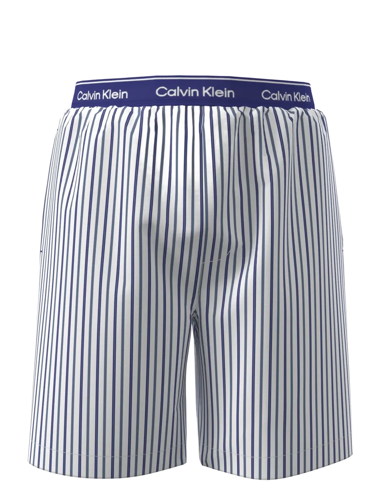 Calvin Klein SLEEP SHORT - Pižaminės kelnės - AURORA STRIPE BLUE RIVER FOG / blue
