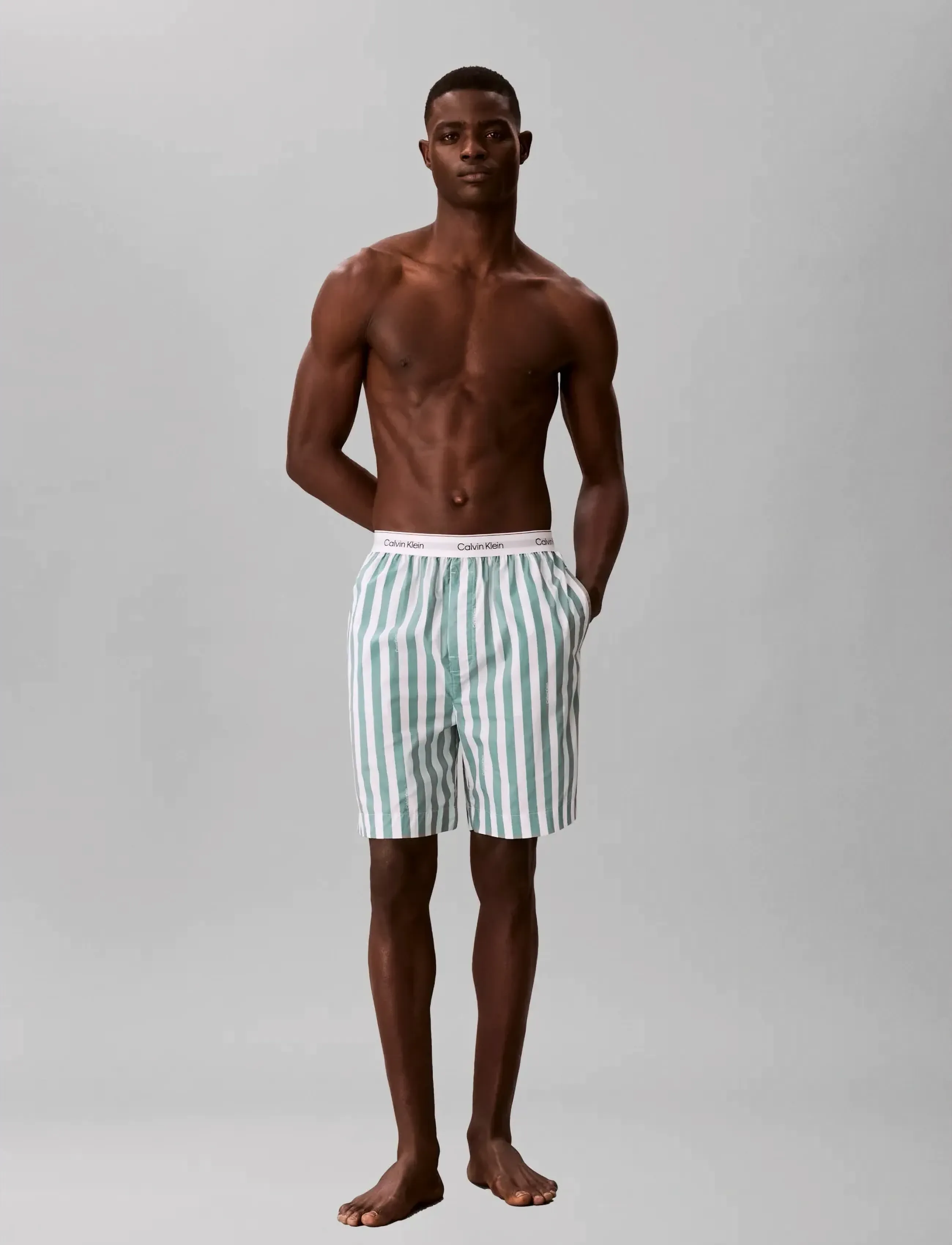 Calvin Klein Sleep Short, Mænd, Sove Shorts, Grøn, Str: S
