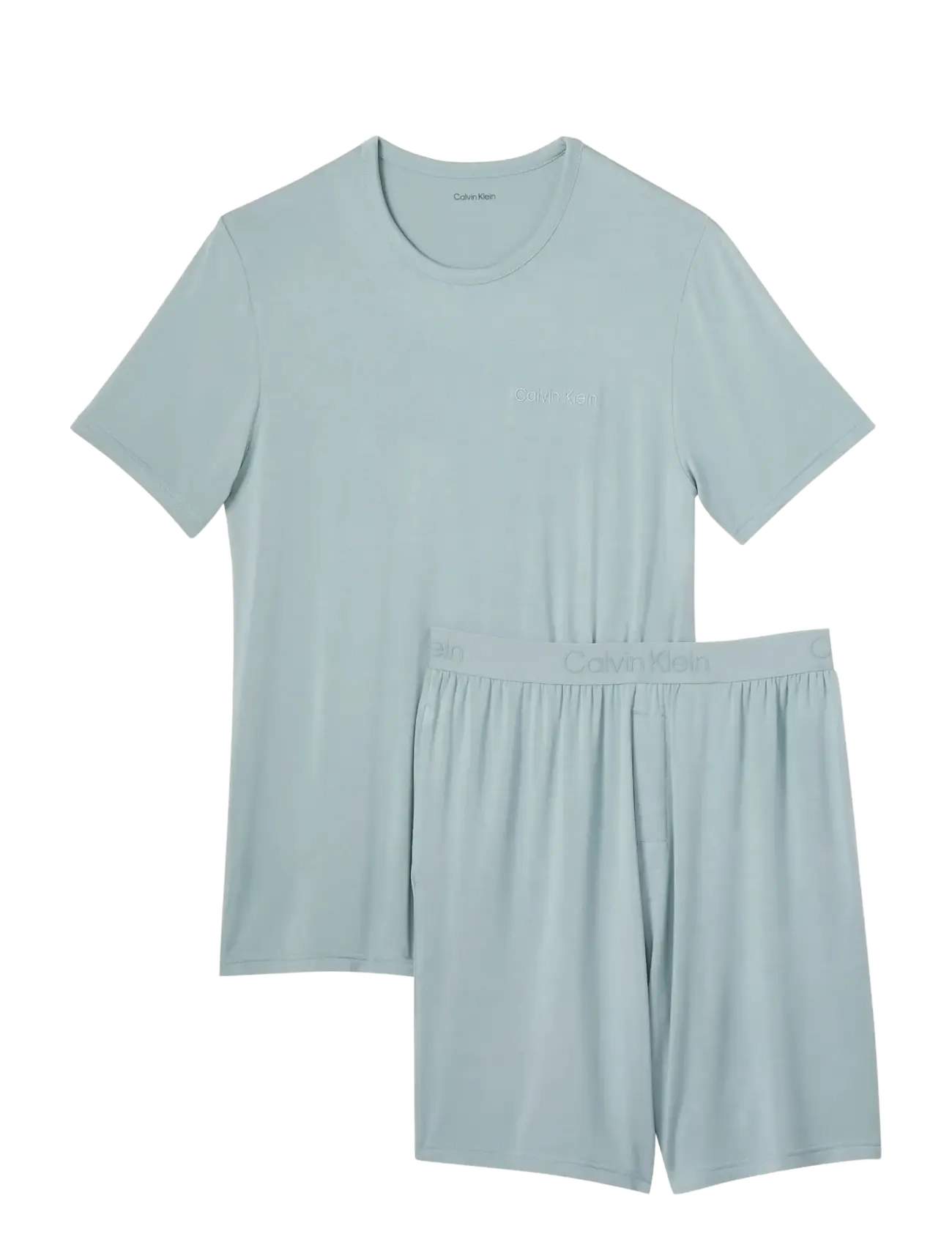 Calvin Klein SS MODAL SHORT SET - Nyheter - SLATE / blue